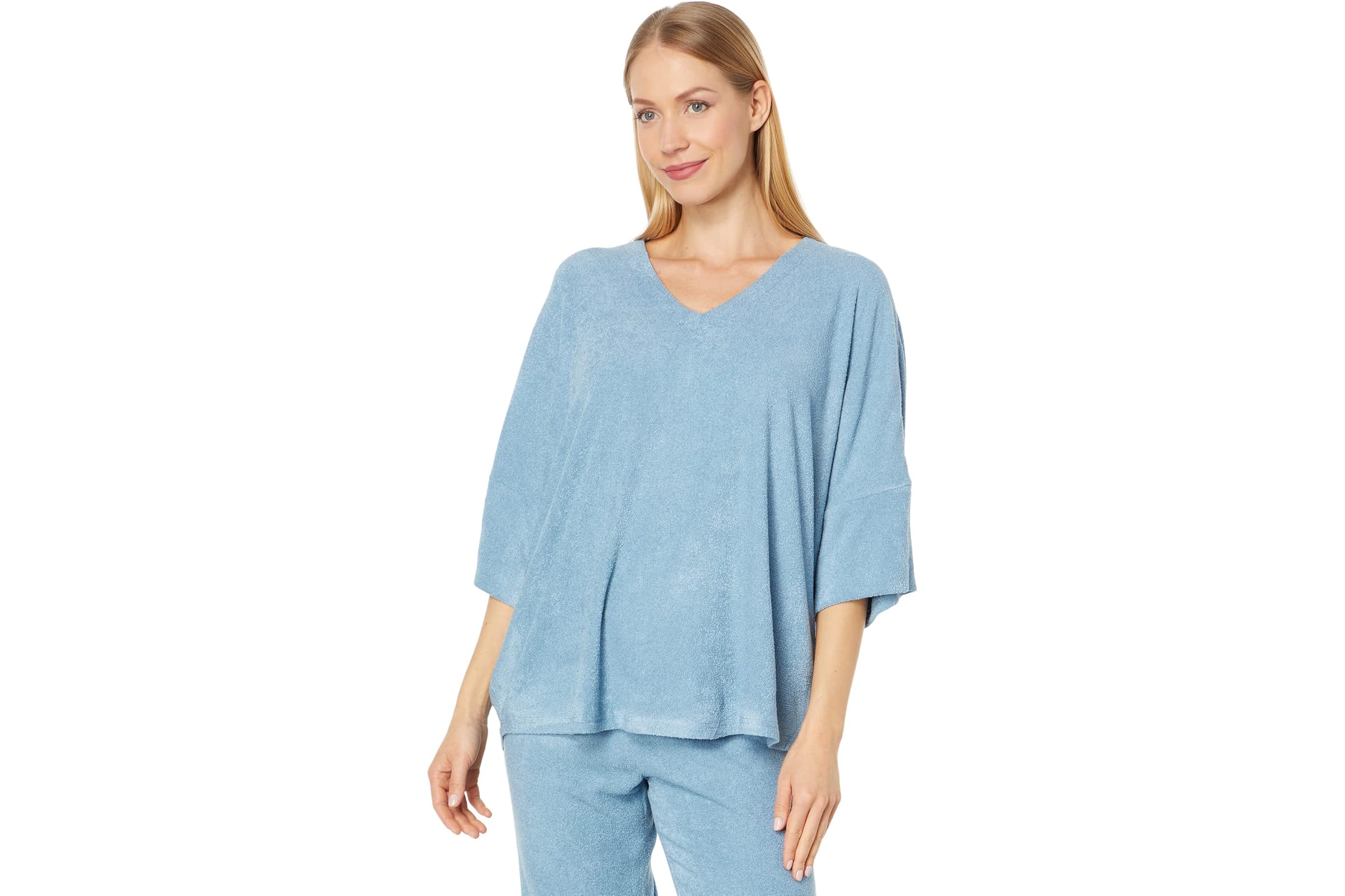 N by Natori Terry Lounge Top