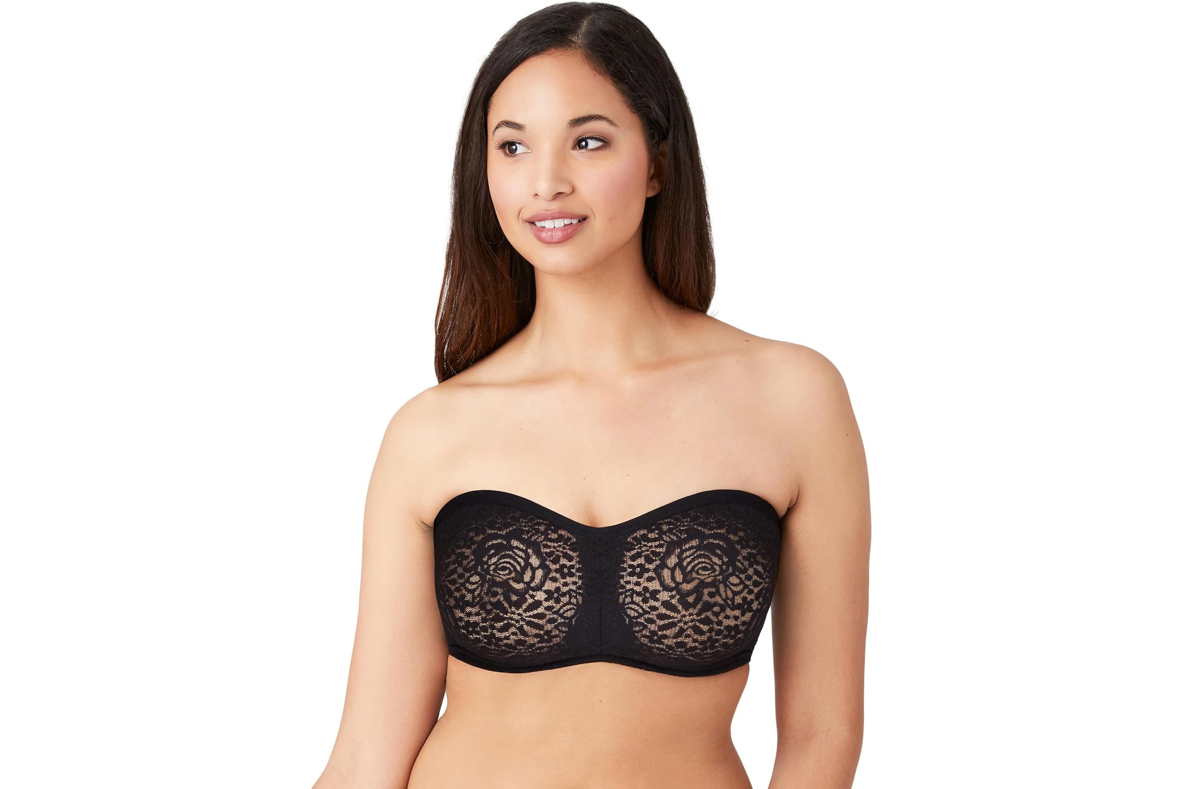 Wacoal Halo Lace Strapless Underwire Bra 11190₽