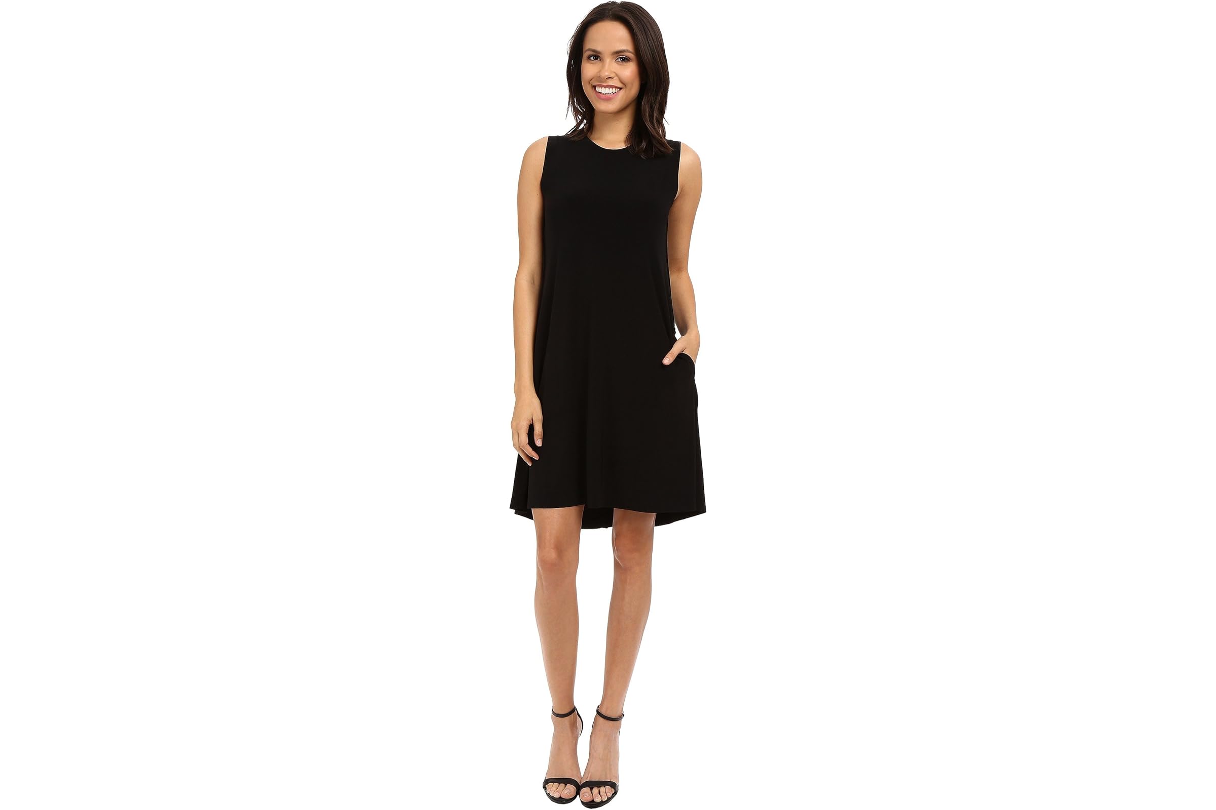 Norma Kamali Sleeveless Swing Dress