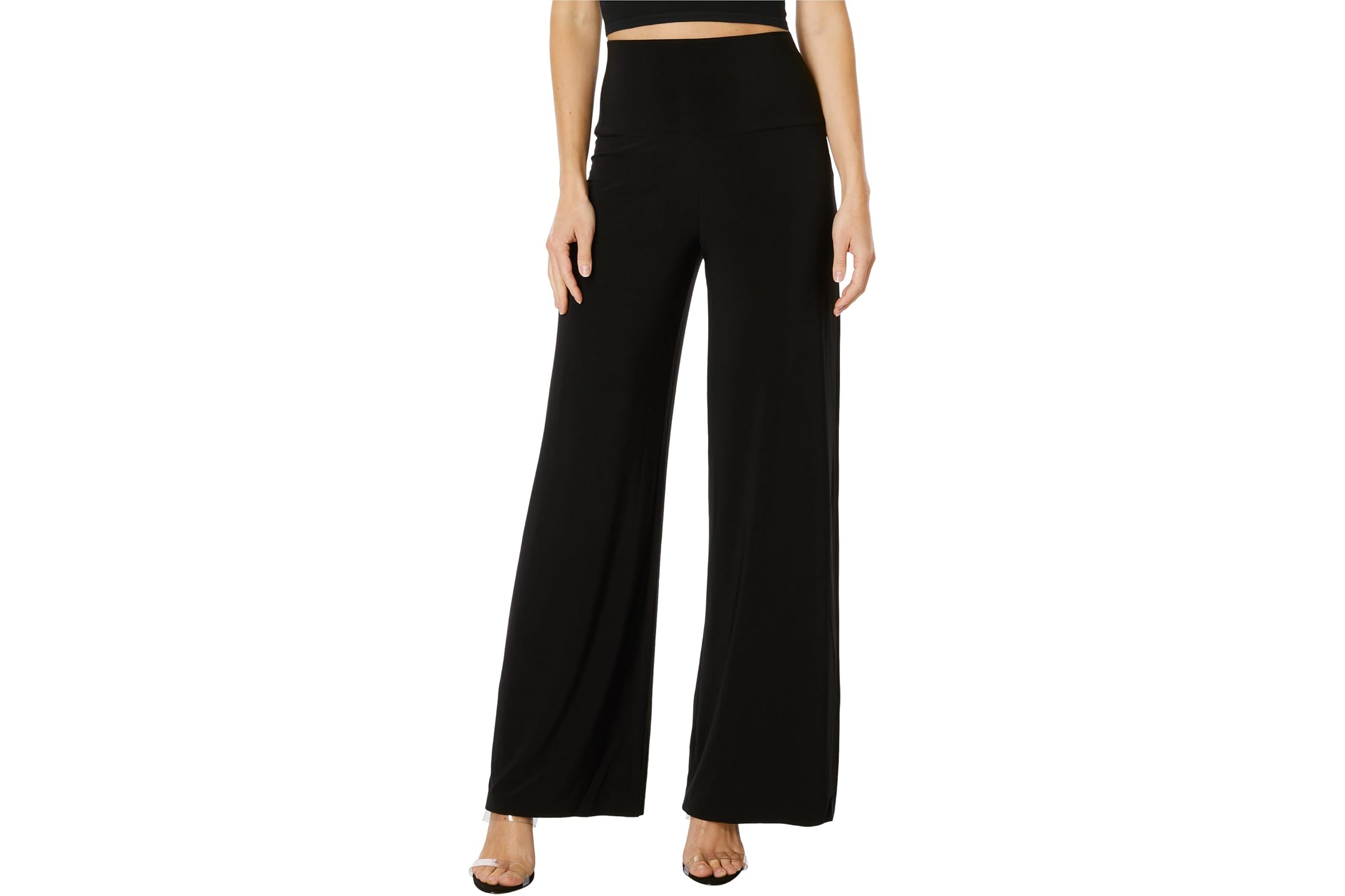 Norma Kamali Straight Leg Pants Go