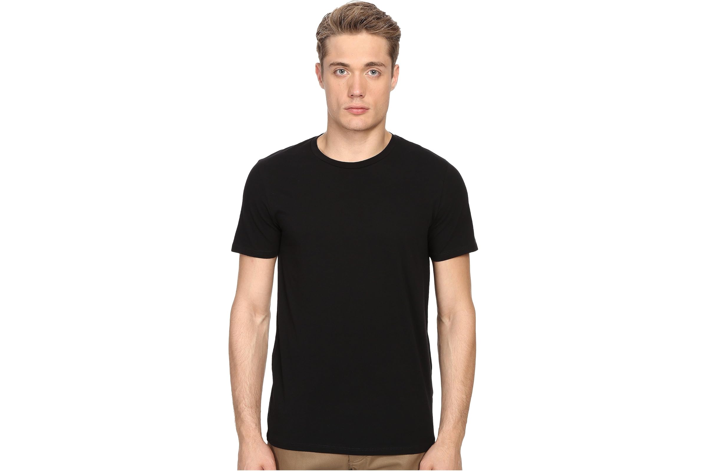 Vince Short Sleeve Pima Cotton Crew Neck Shirt