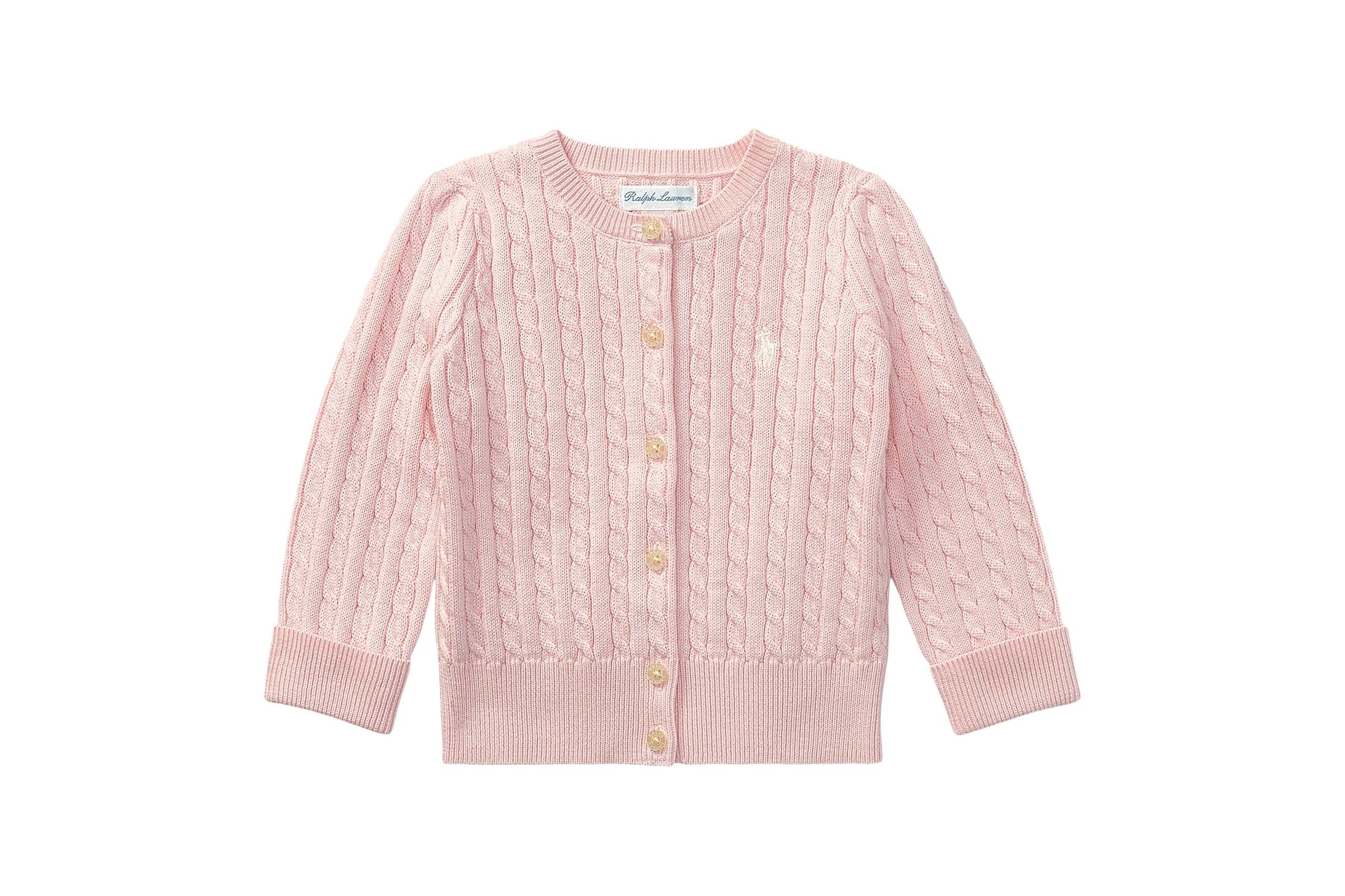 Polo Ralph Lauren Kids Cable-Knit Cotton Cardigan (Infant)