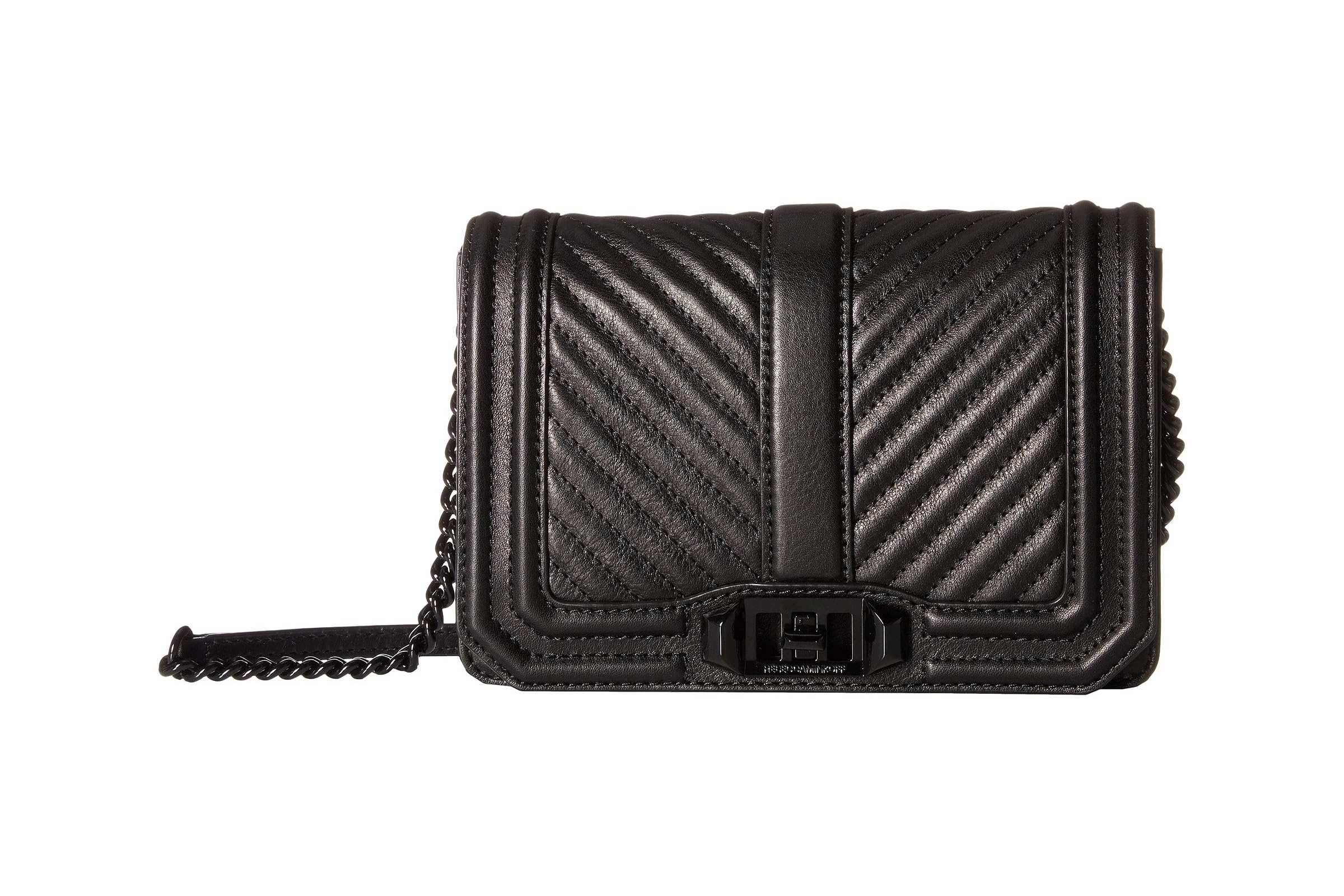 Rebecca Minkoff Chevron Quilted Small Love Crossbody