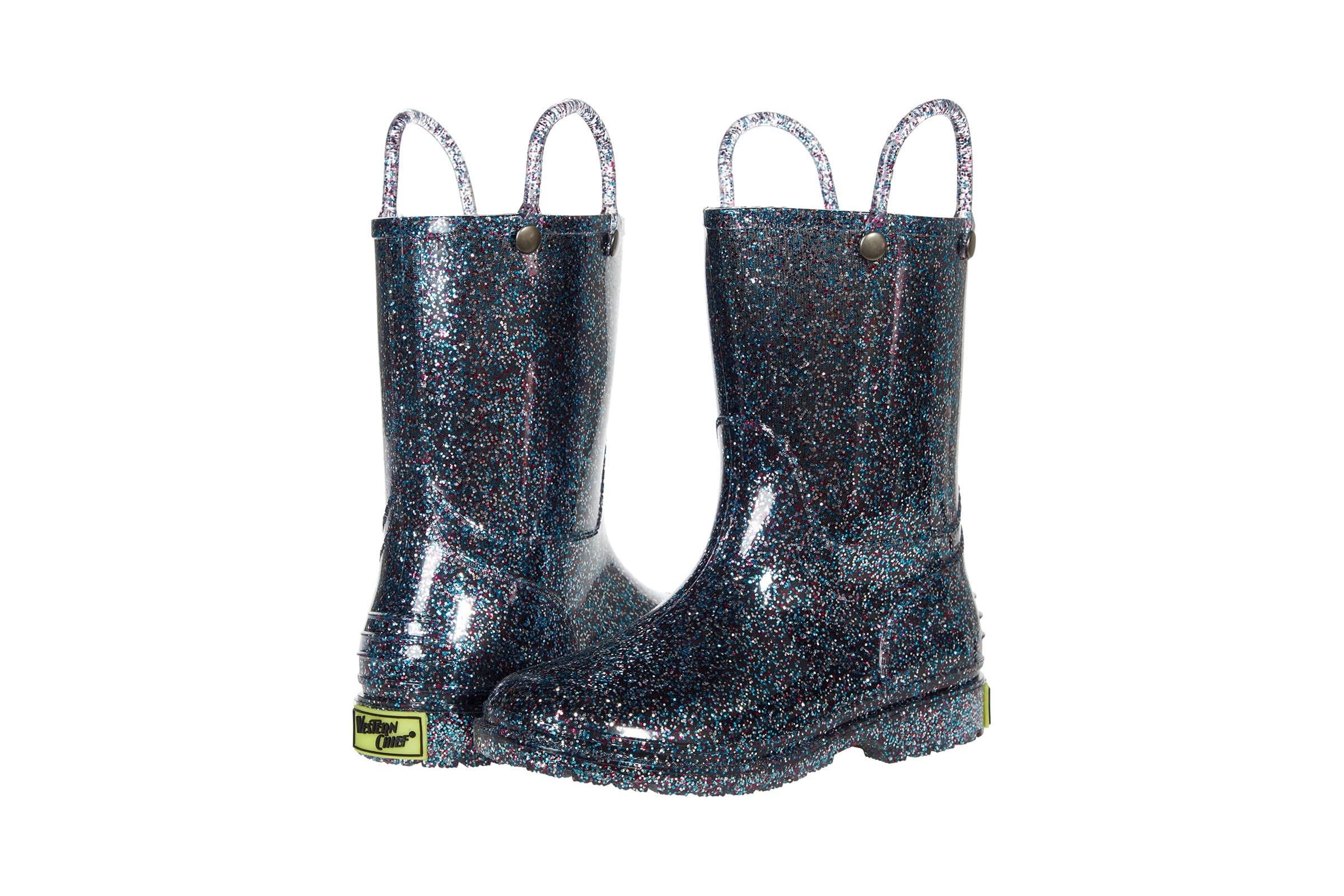 Western Chief Kids Glitter Rain Boots (Toddler/Little Kid)