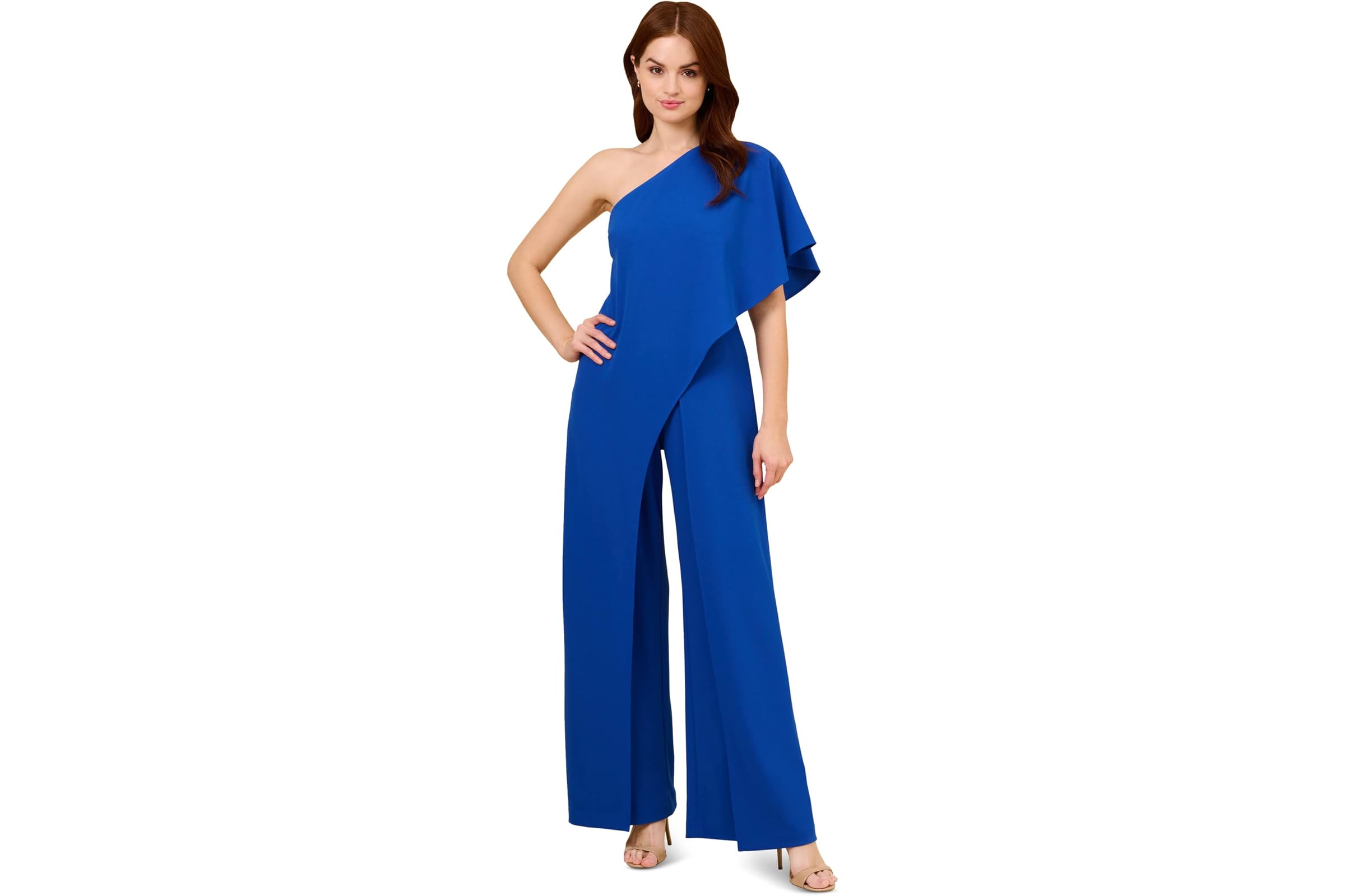 Adrianna Papell One Shoulder Jumpsuit