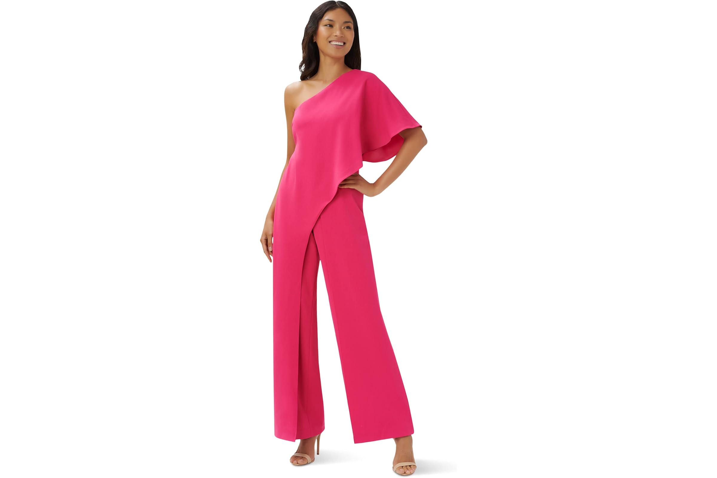 Adrianna Papell One Shoulder Jumpsuit