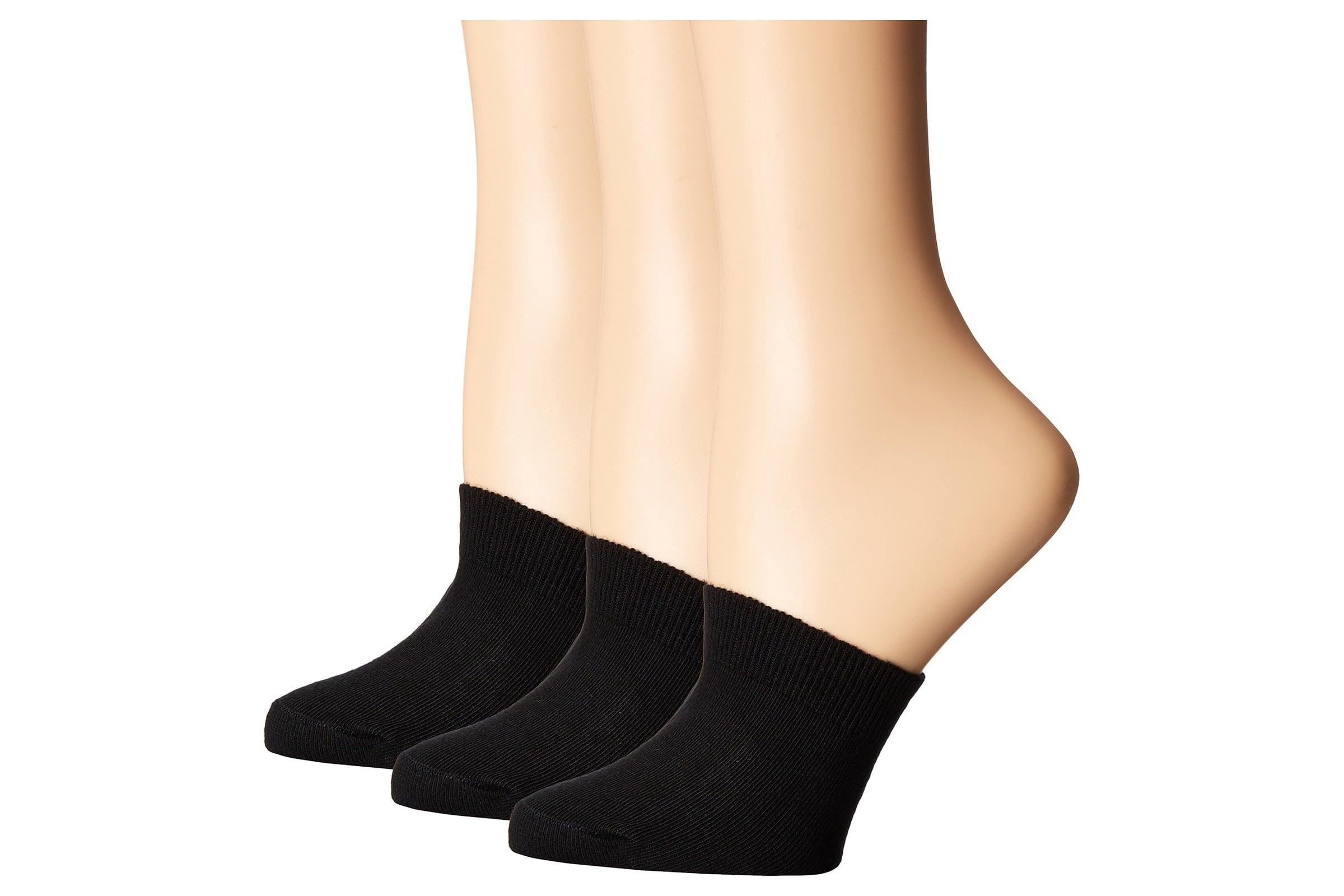 HUE Cotton Toe Topper 3-Pack