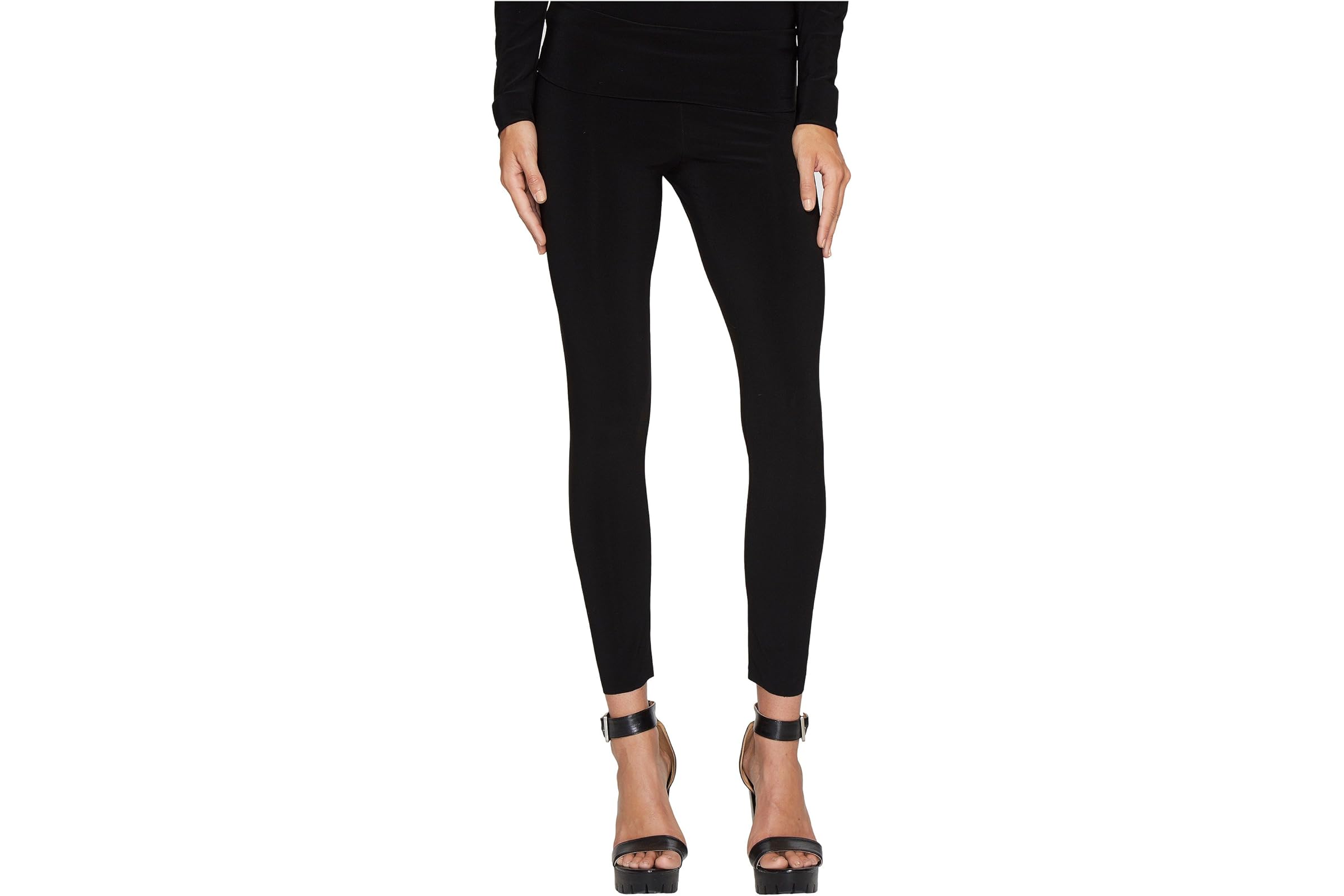 Norma Kamali Cropped Leggings