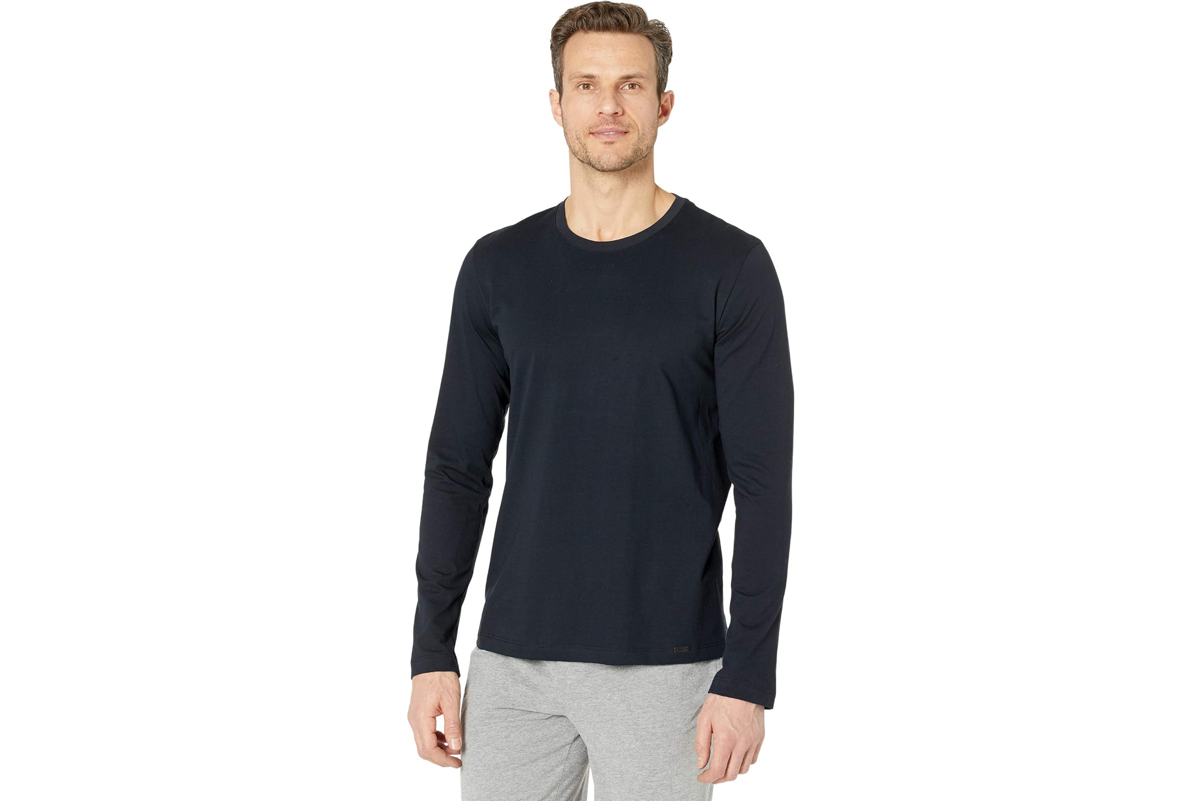 Hanro Living Long Sleeve Crew Neck Shirt