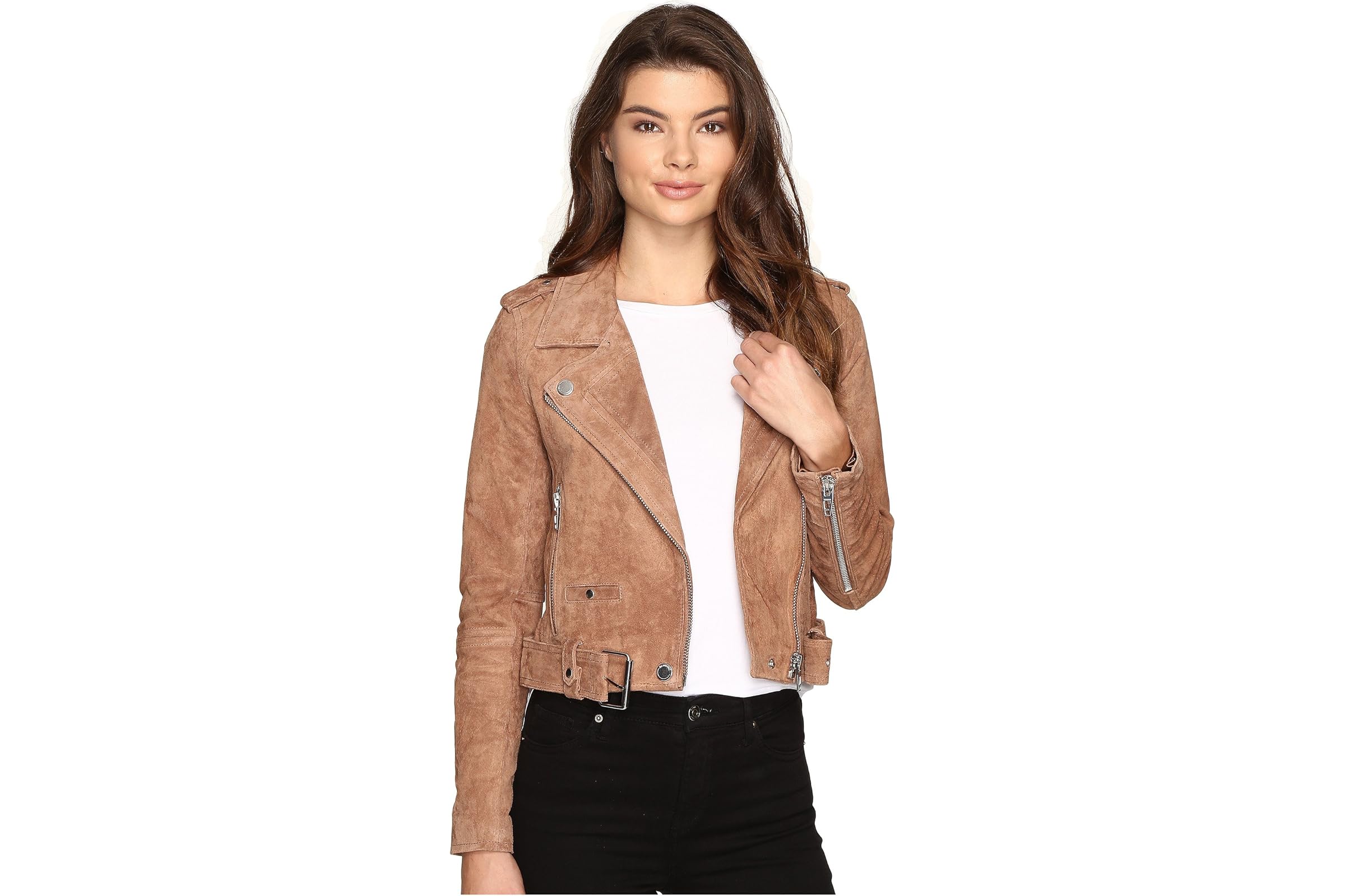 Blank NYC Suede Moto Jacket