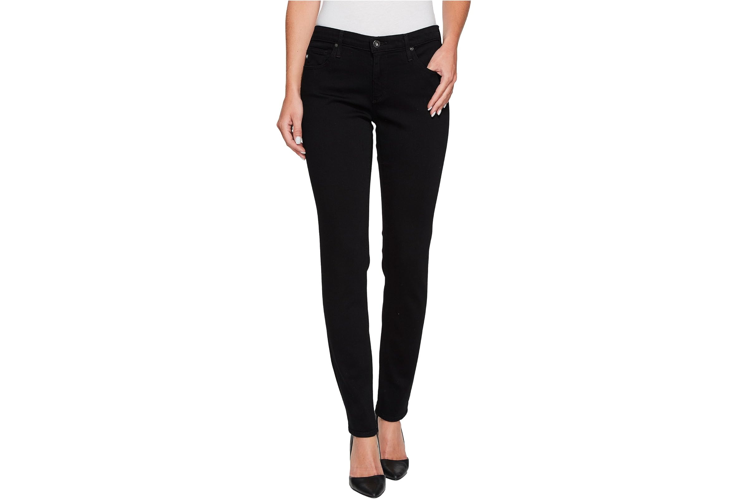 AG Jeans Leggings Ankle in Super Black