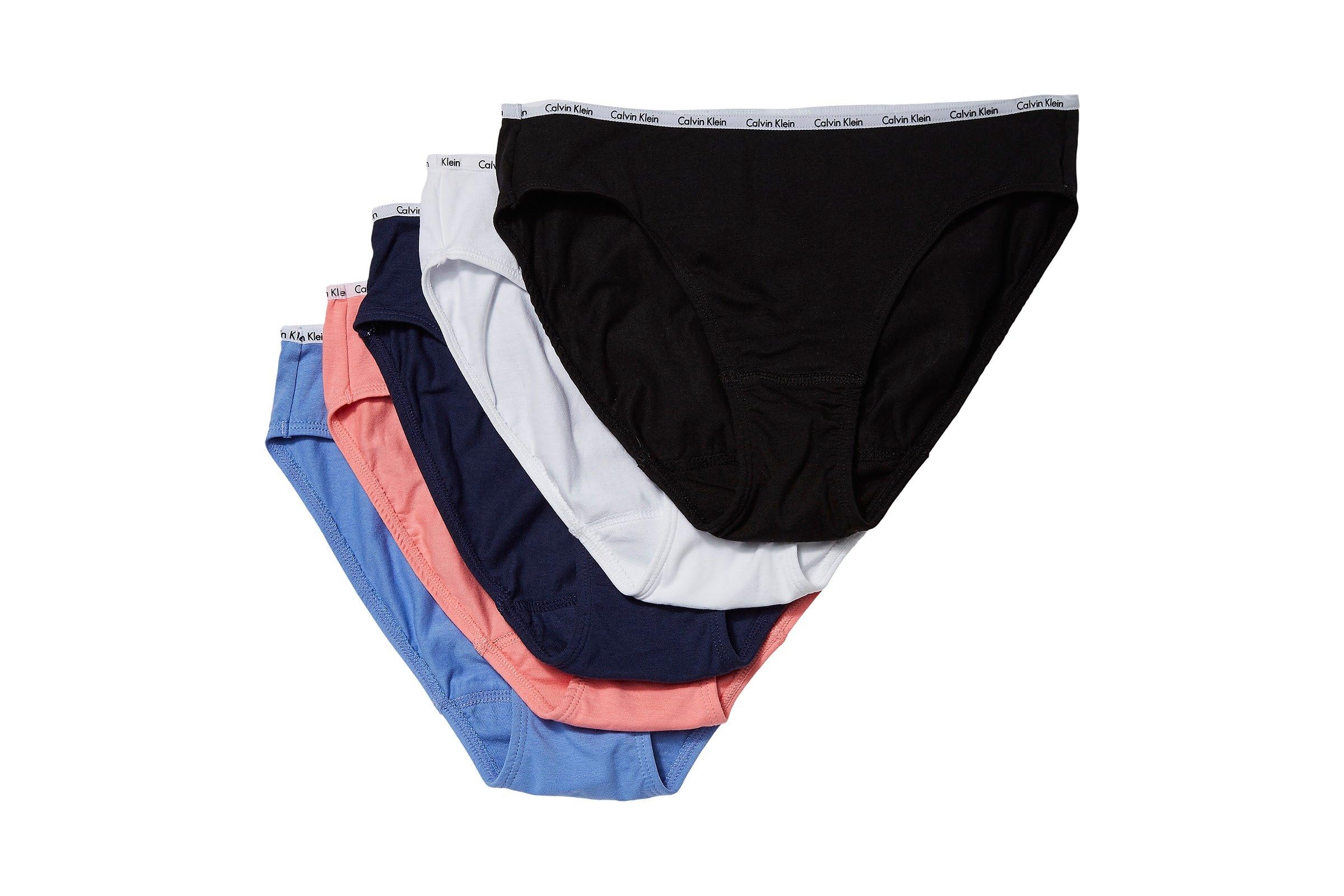 Calvin Klein Underwear 5-Pack Signature Cotton Bikini Bottoms