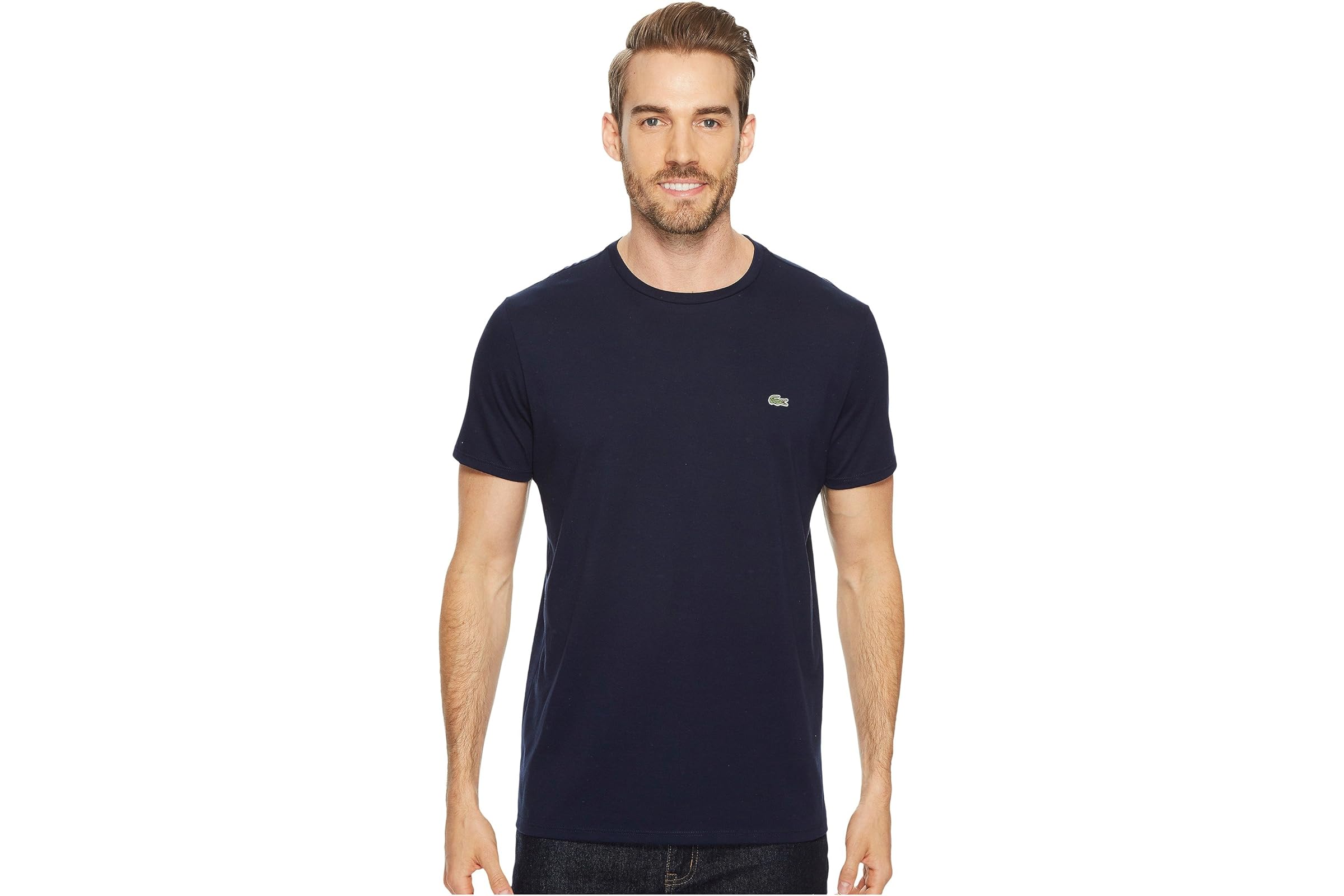 Мужская рубашка Lacoste Short Sleeve Pima Crew Neck Tee