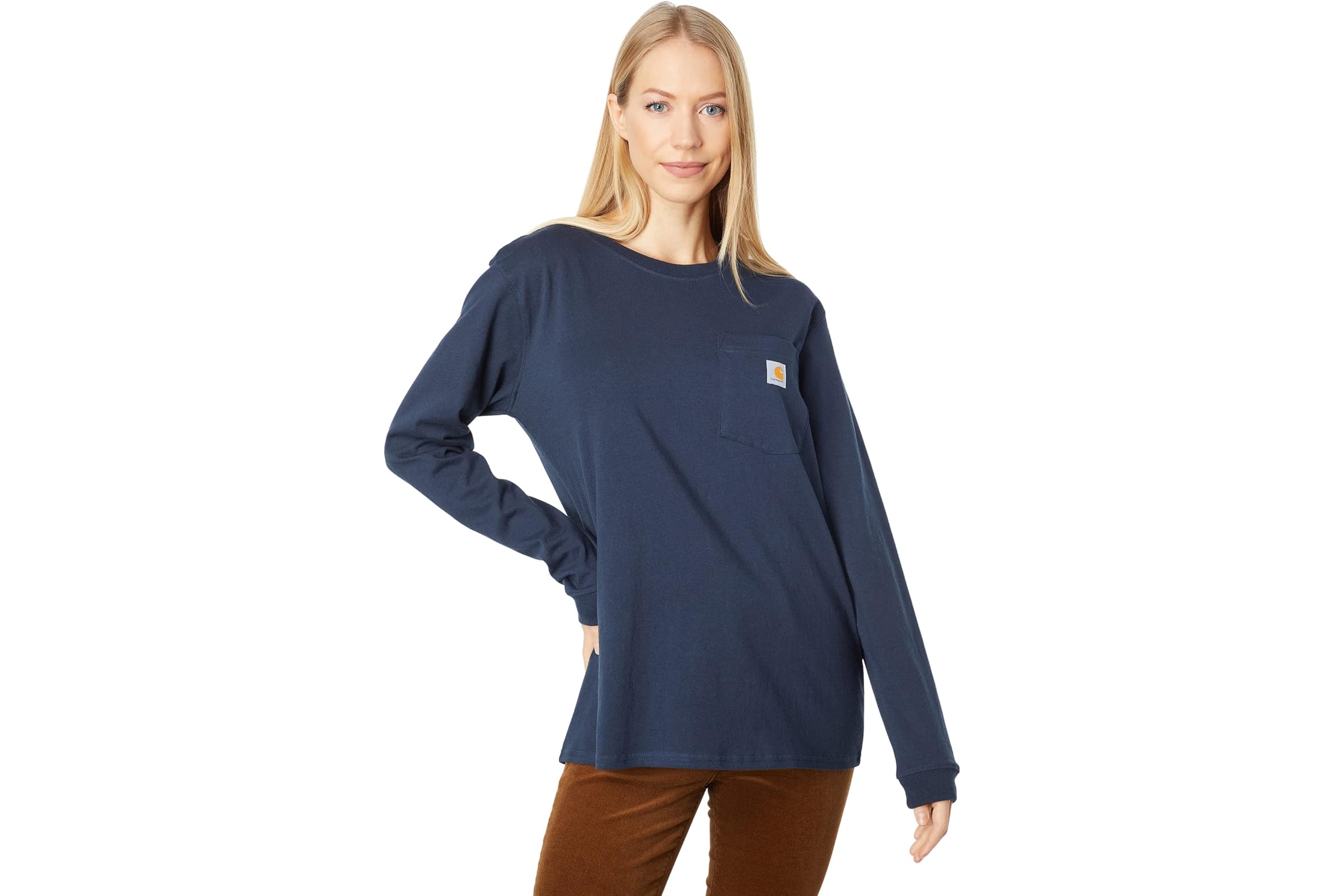 Carhartt WK126 Workwear Pocket Long Sleeve T-Shirt