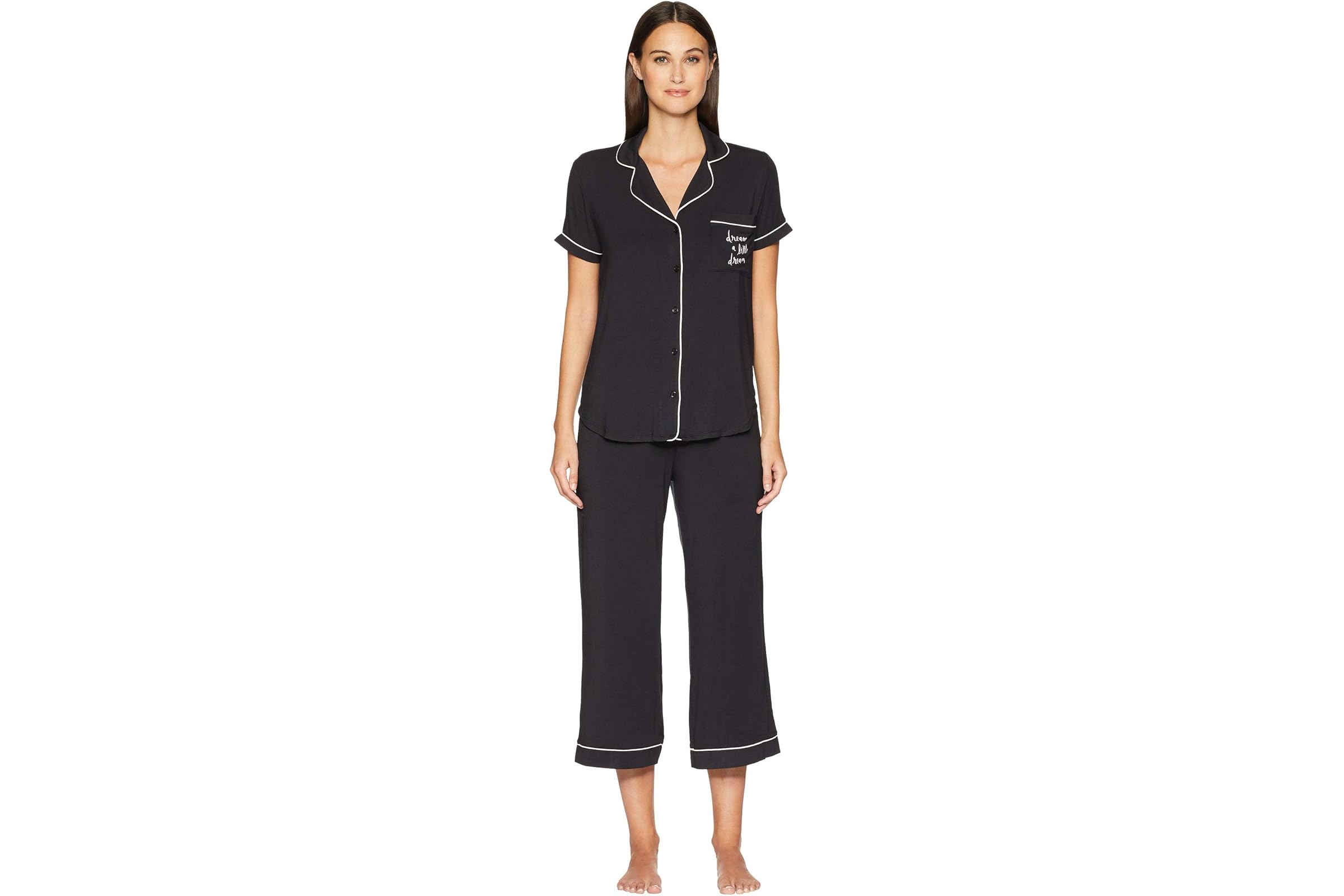 Kate Spade New York Dream a Little Dream Cropped Pajama Set