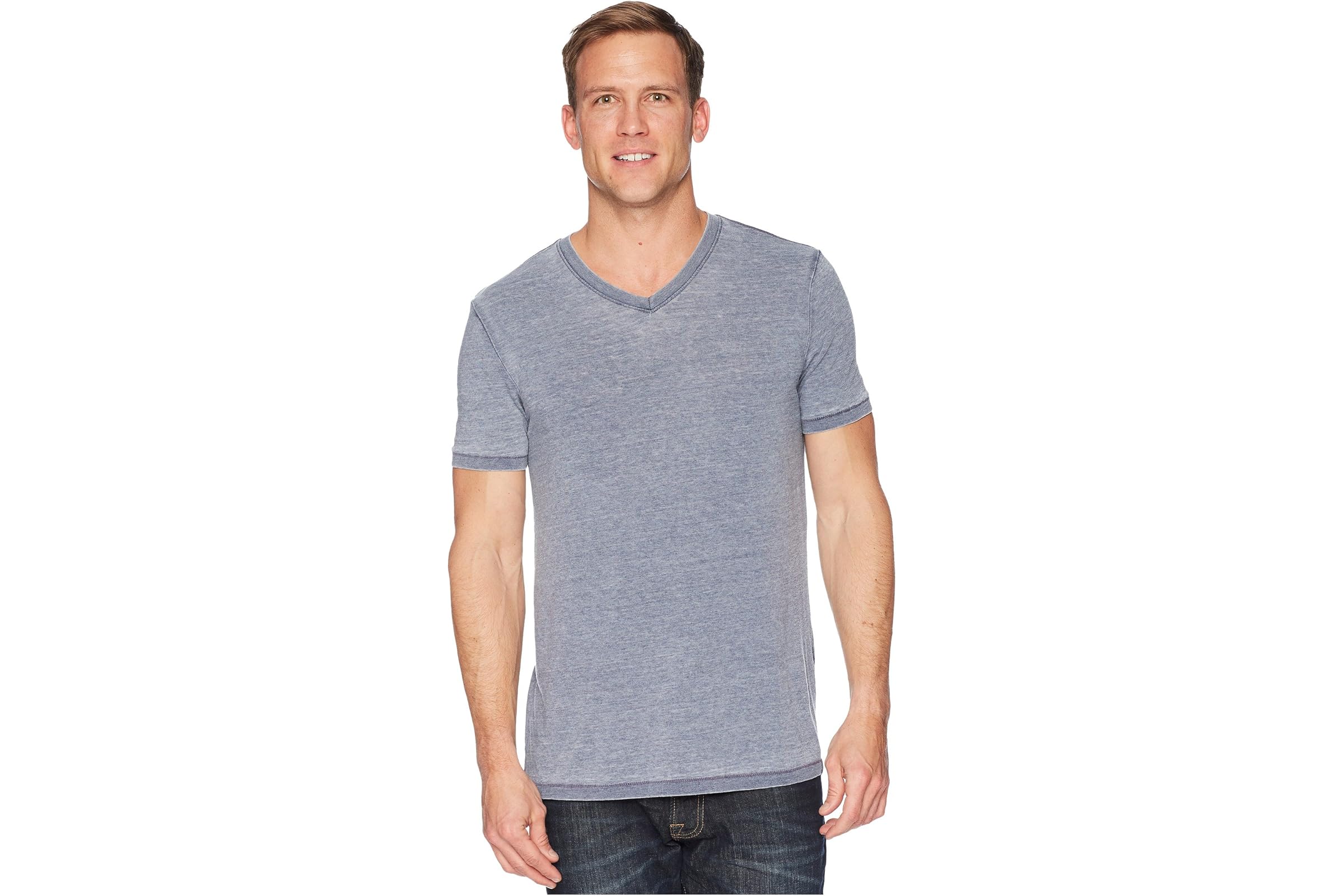 Lucky Brand Venice Burnout V-Neck Tee