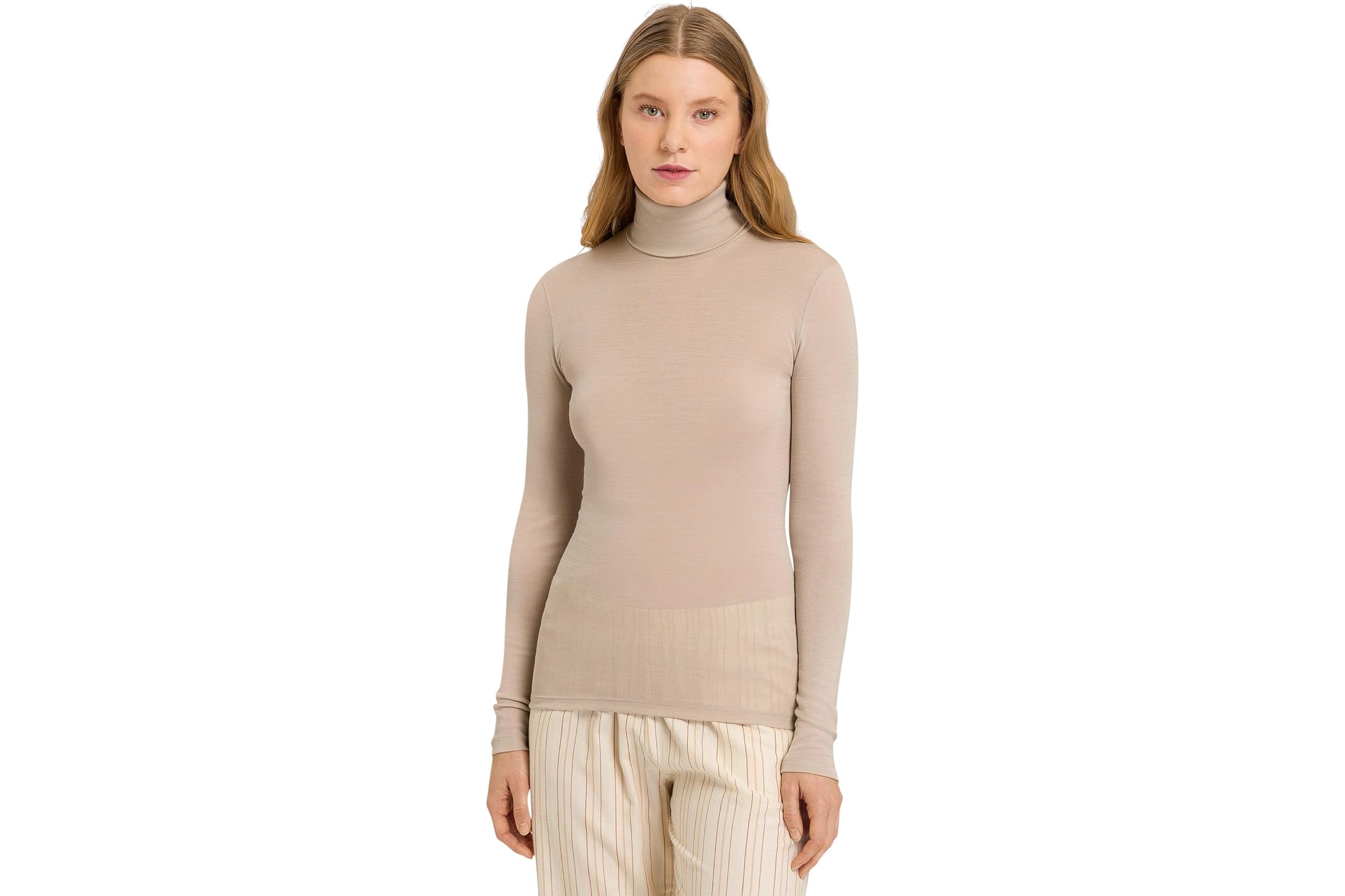 Hanro Woolen Silk Base Layer Turtleneck Shirt