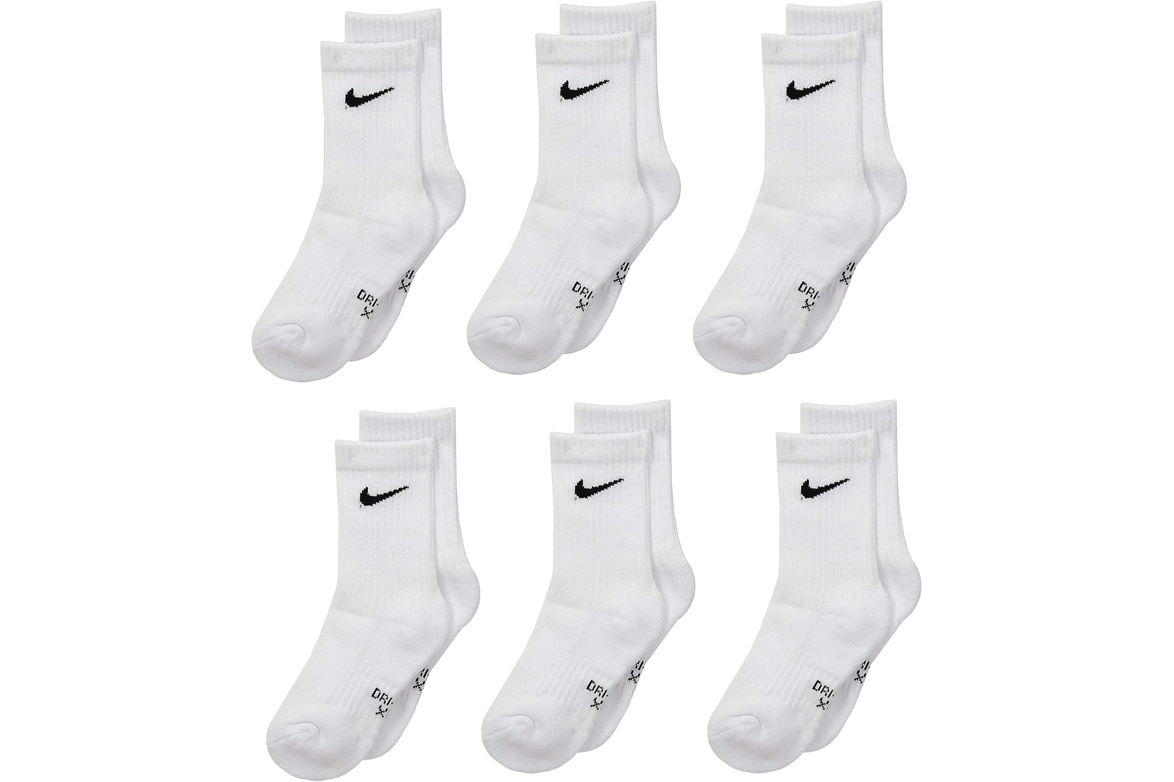 Носки Nike Kids Dri-Fit Performance Basic Crew ToddlerLittle Kid 3290₽