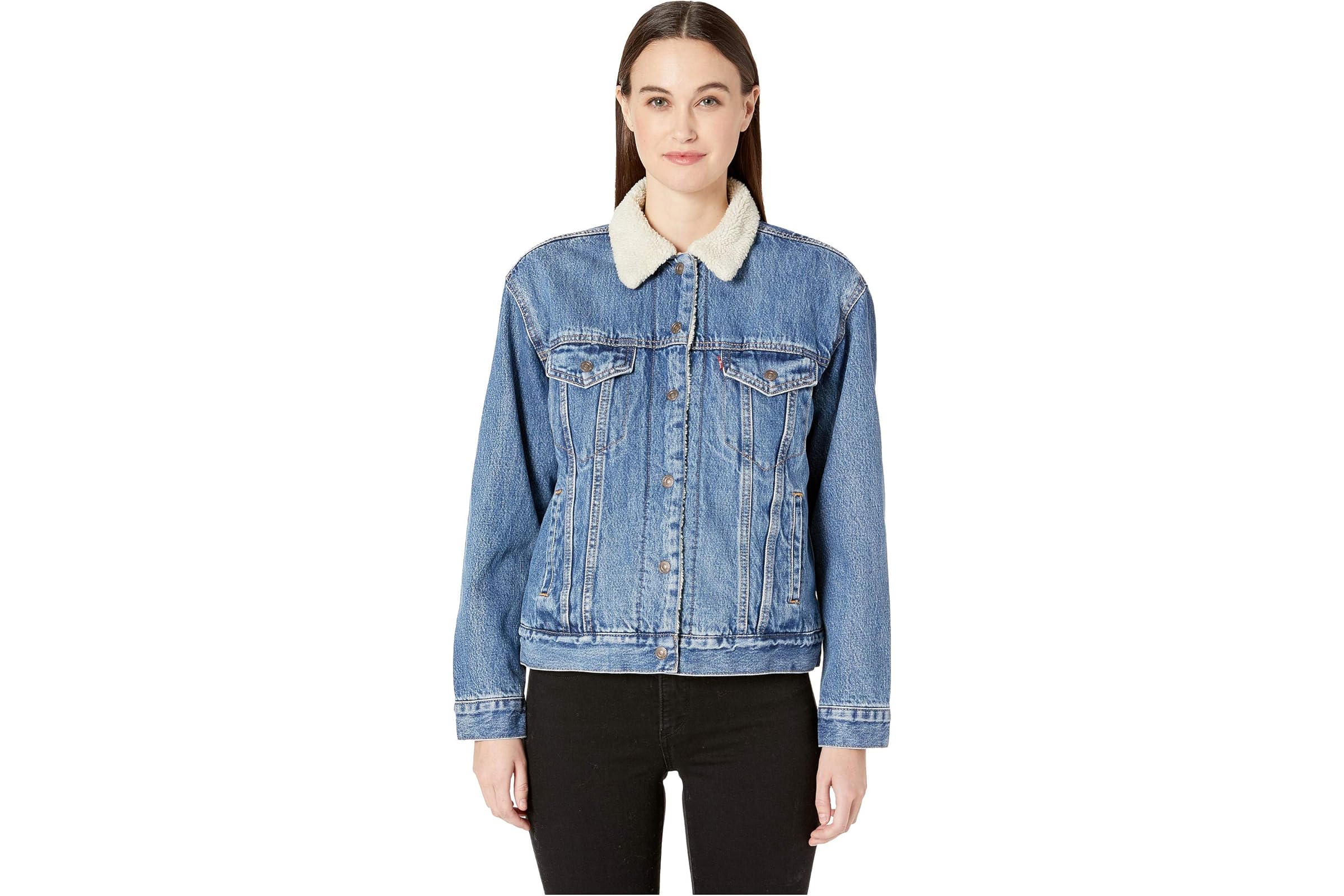 Levis Premium Ex-Boyfriend Sherpa Trucker