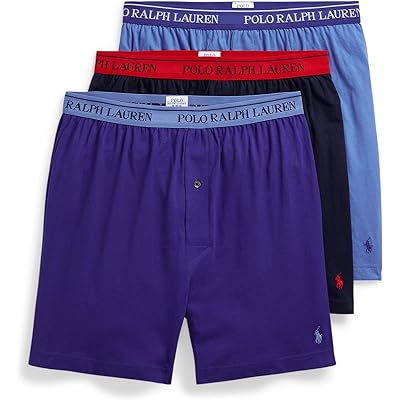 Polo Ralph Lauren Classic Fit w/ Wicking 3-Pack Knit Boxers
