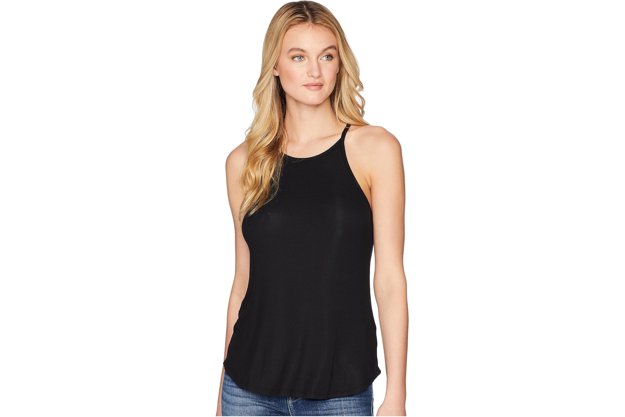 Splendid 2X1 Rib Marina High Neck Tank