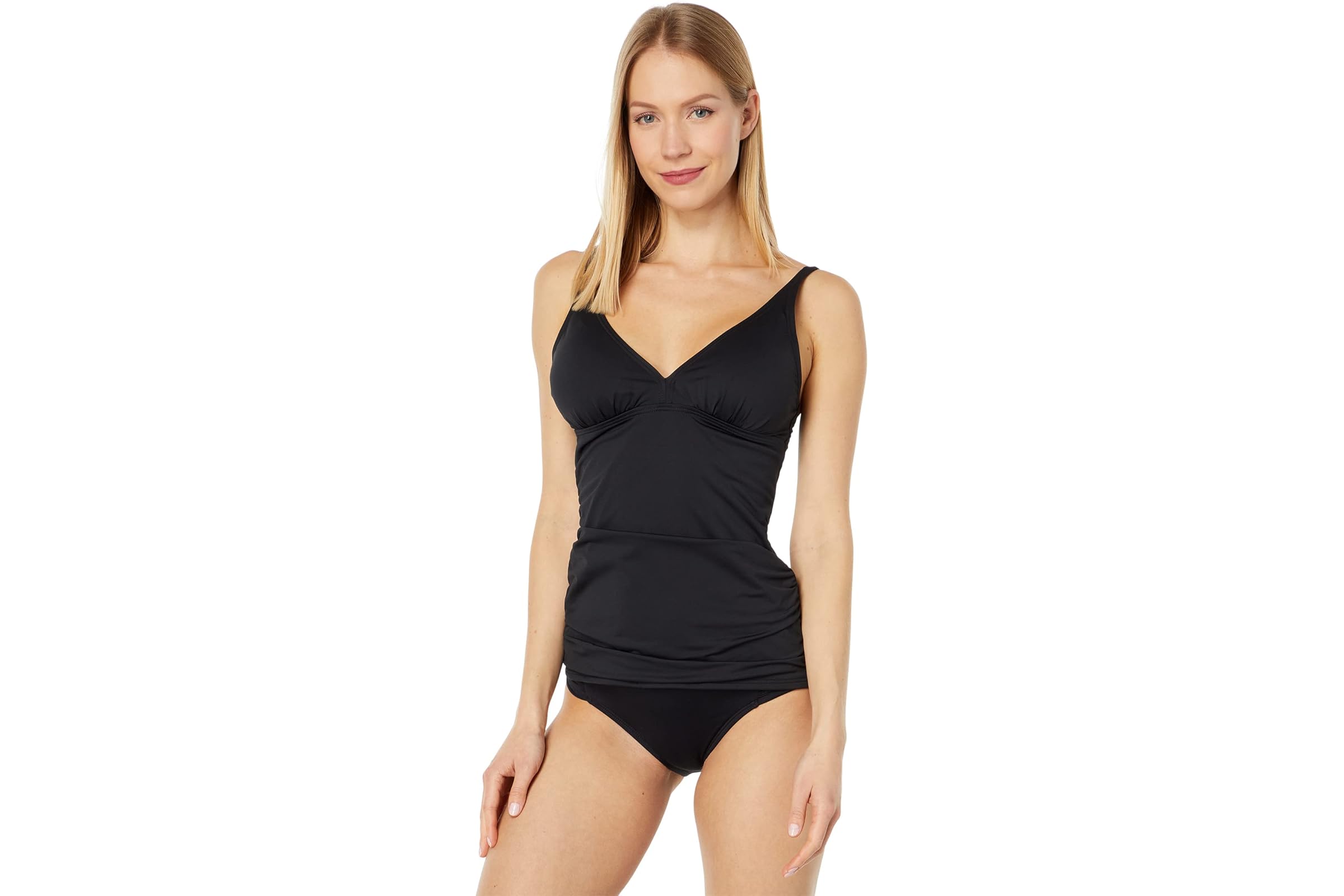 Tommy Bahama Pearl Over the Shoulder V-Neck Long Tankini