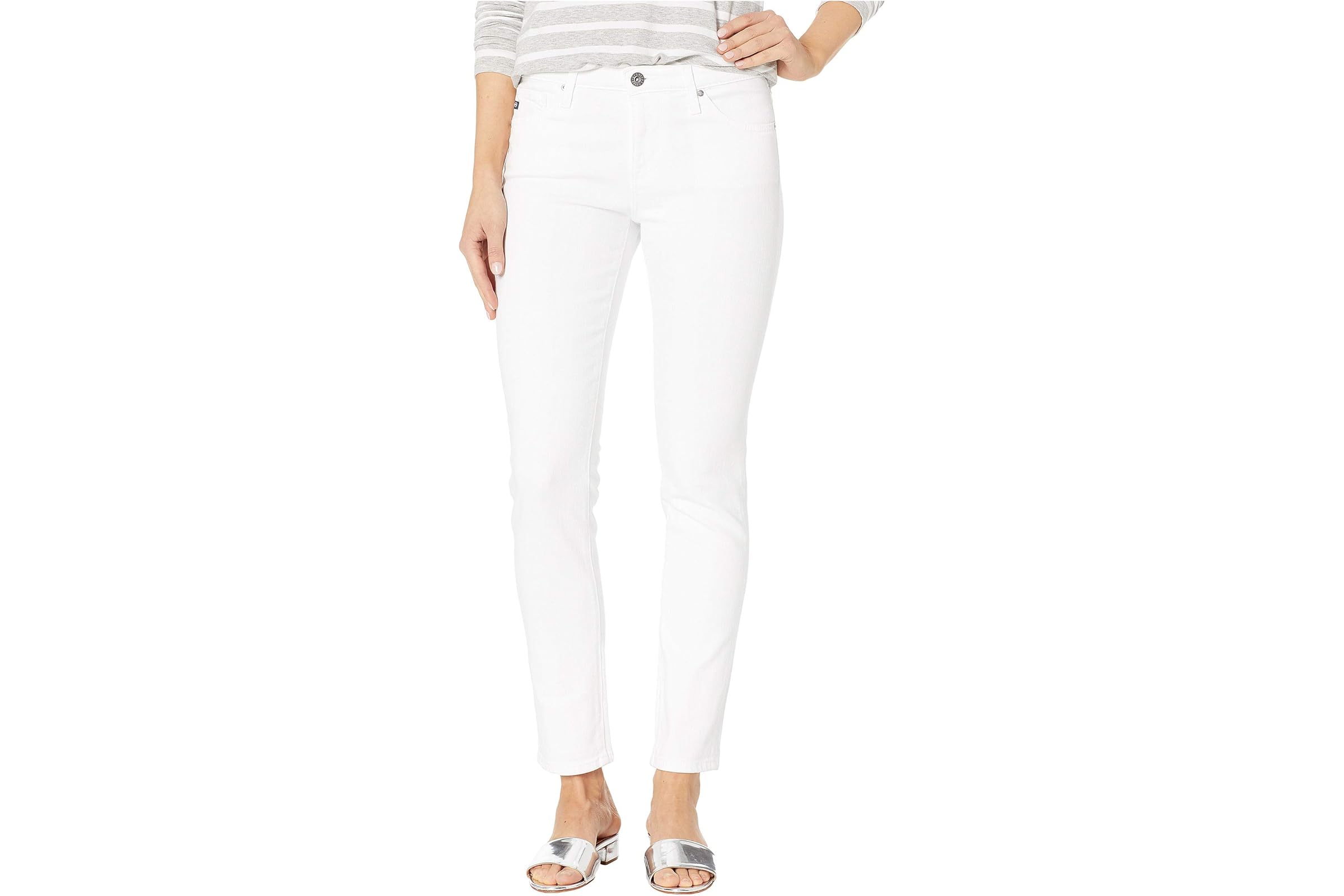 AG Jeans Prima Ankle in White