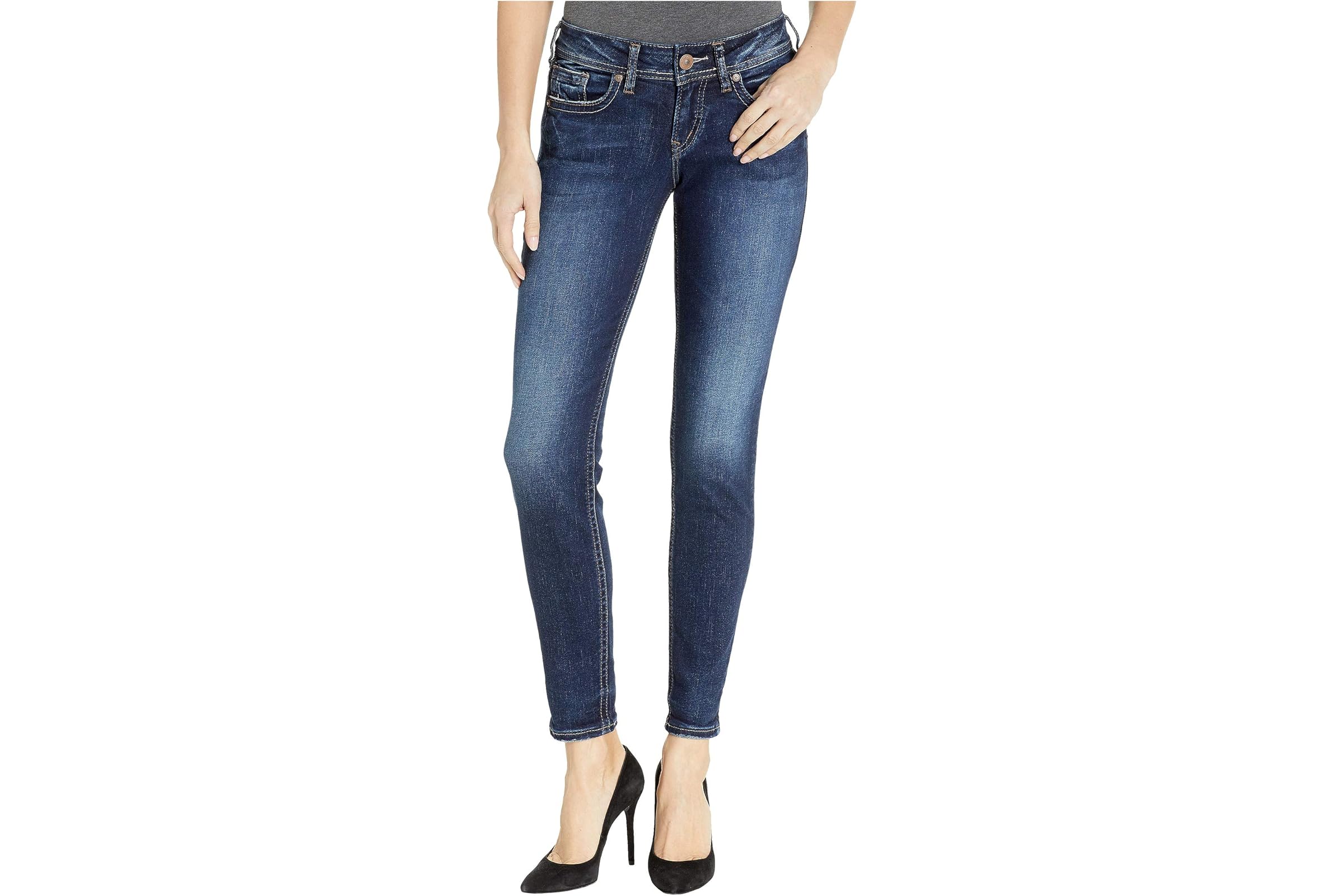 Silver Jeans Co Suki Super Skinny Jeans in Indigo L93023SSX492 16090₽