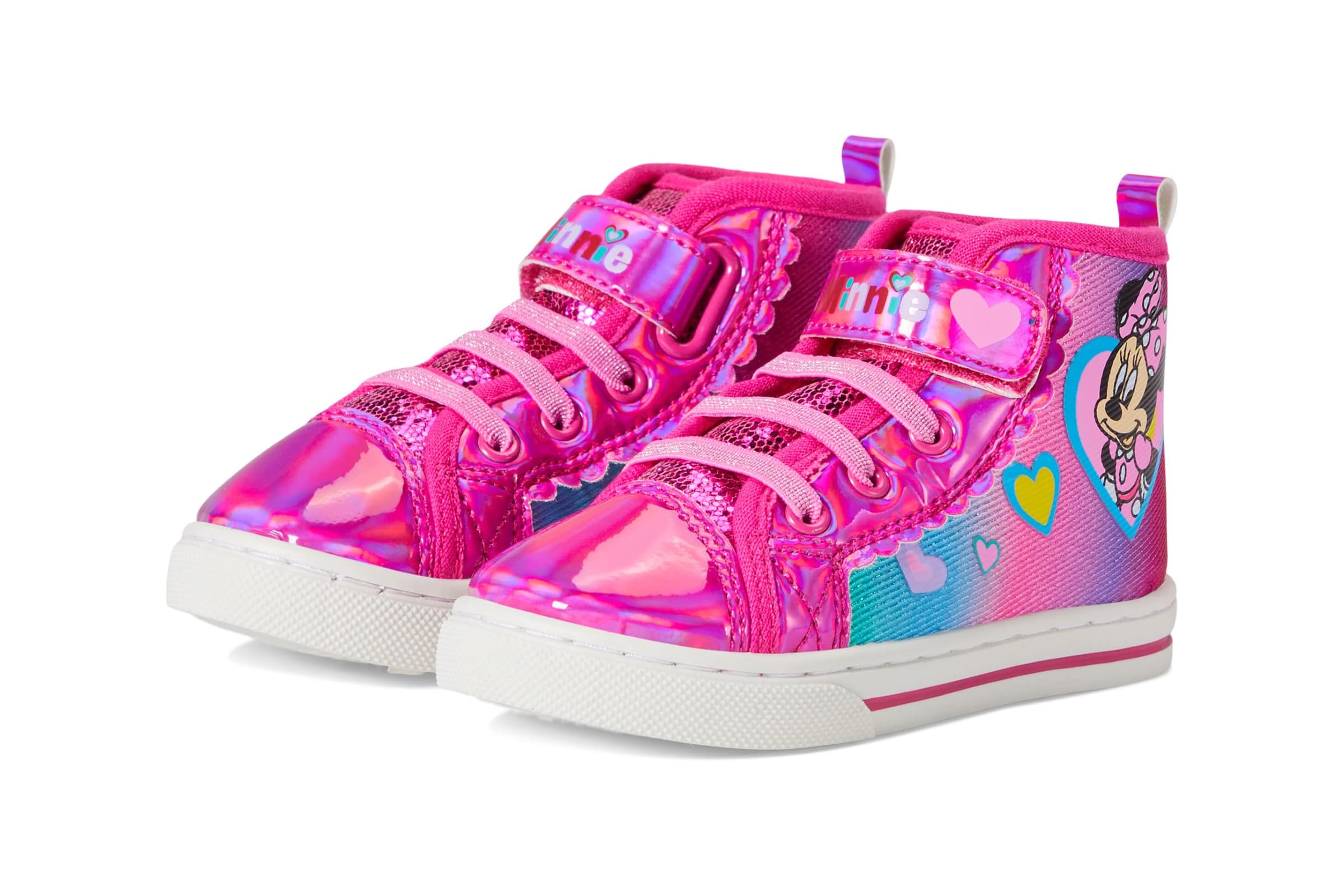 Josmo Minnie High Top Sneaker (Toddler/Little Kid)