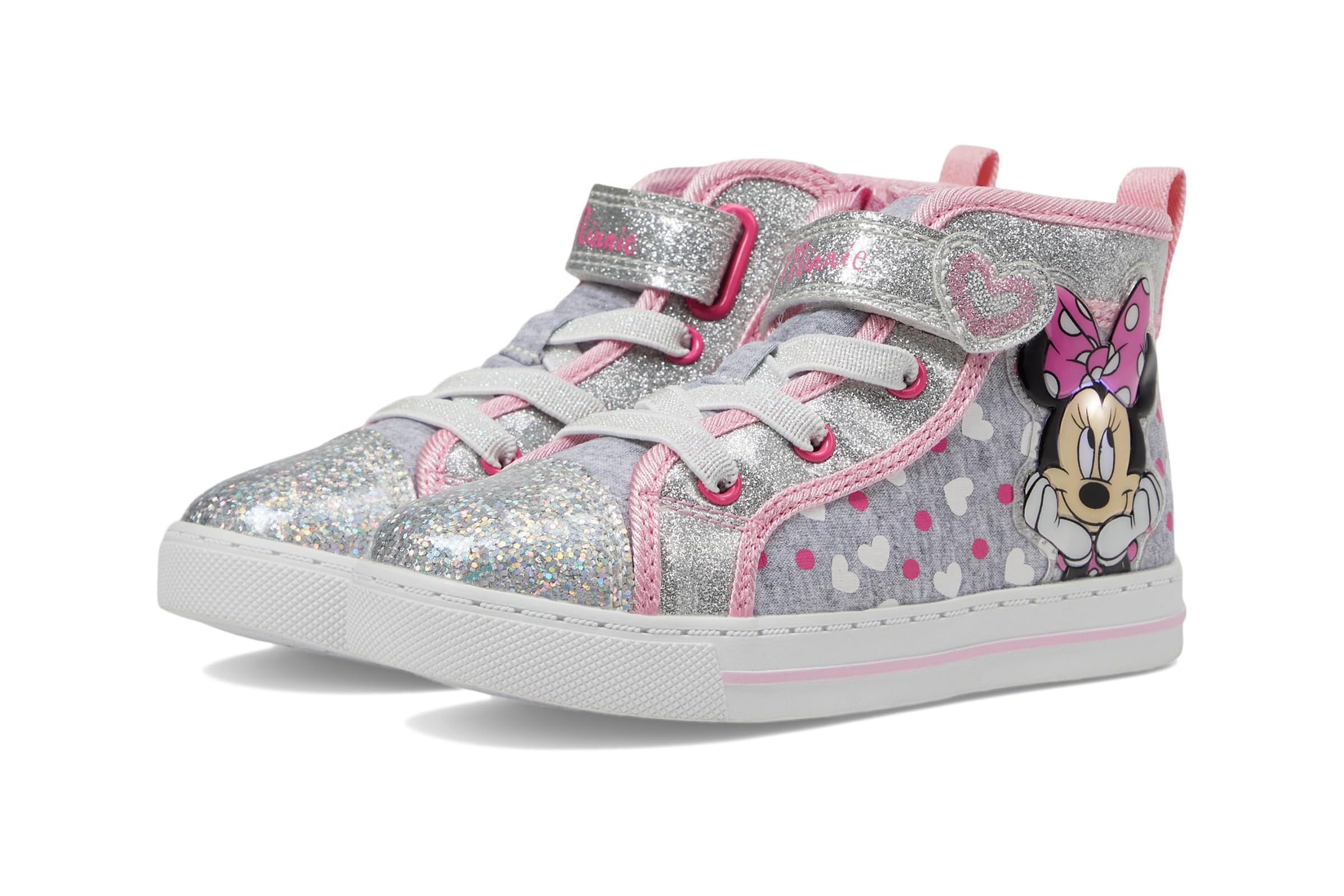 Женские кроссовки Josmo Minnie High Top Sneaker (Toddler/Little Kid)