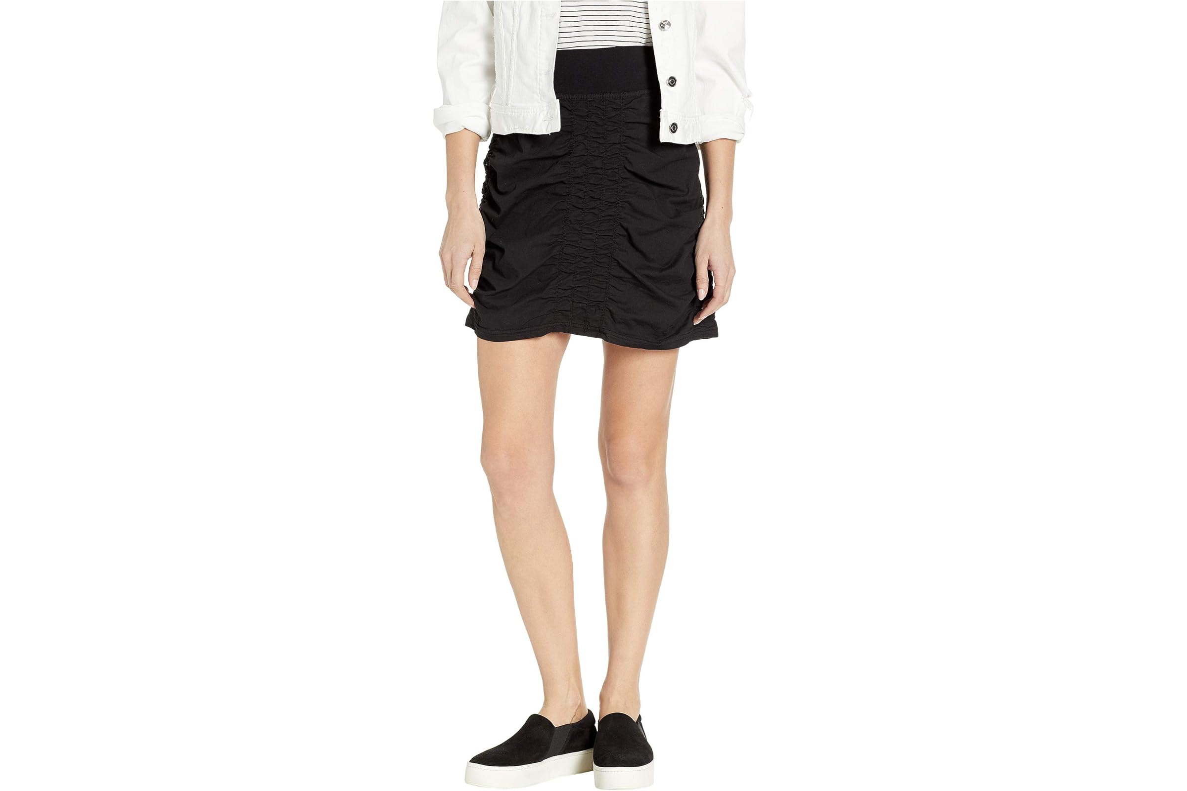 XCVI Wearables Solid Trace Skirt