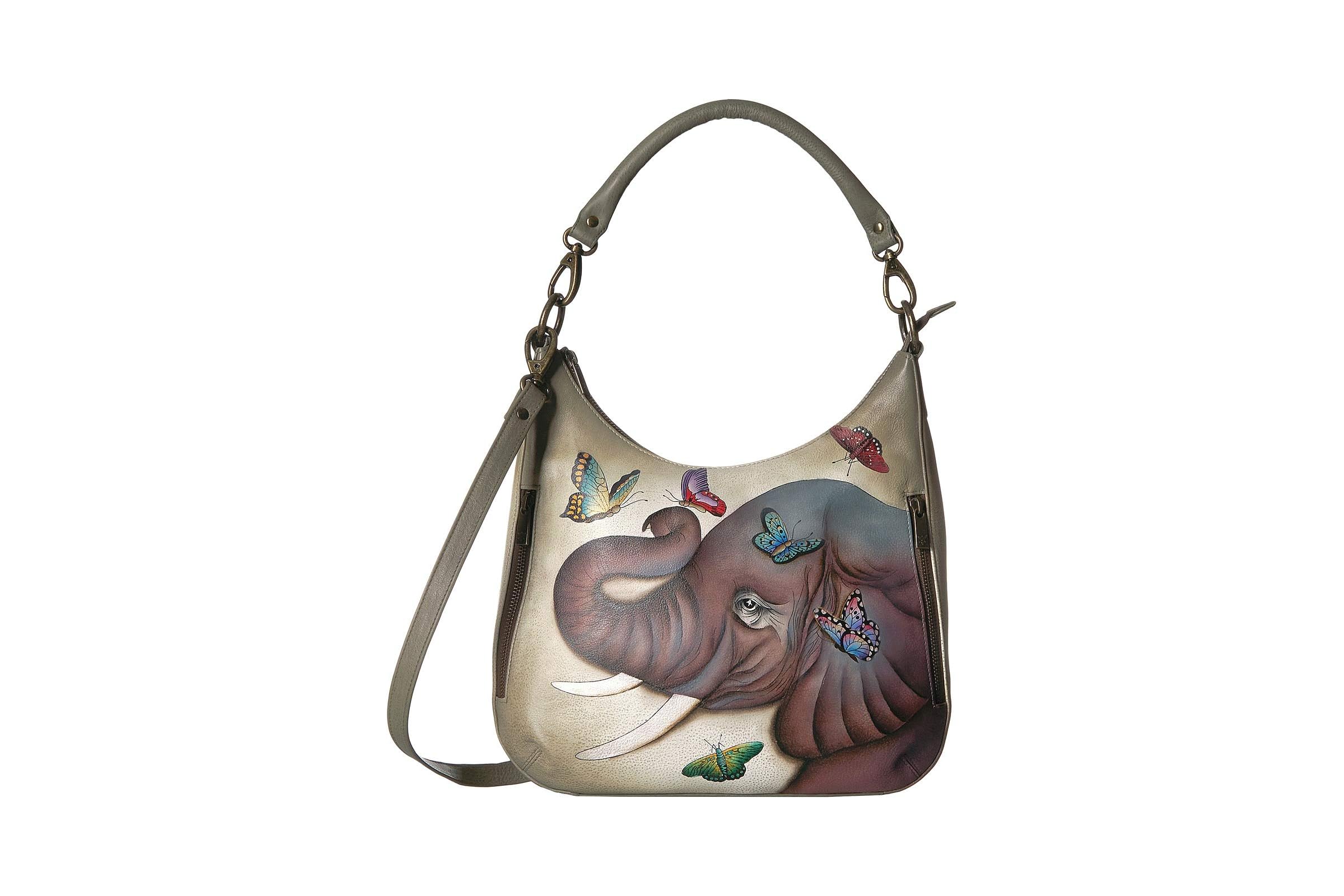 Anuschka Convertible Slim Hobo with Crossbody Strap 662 50590₽