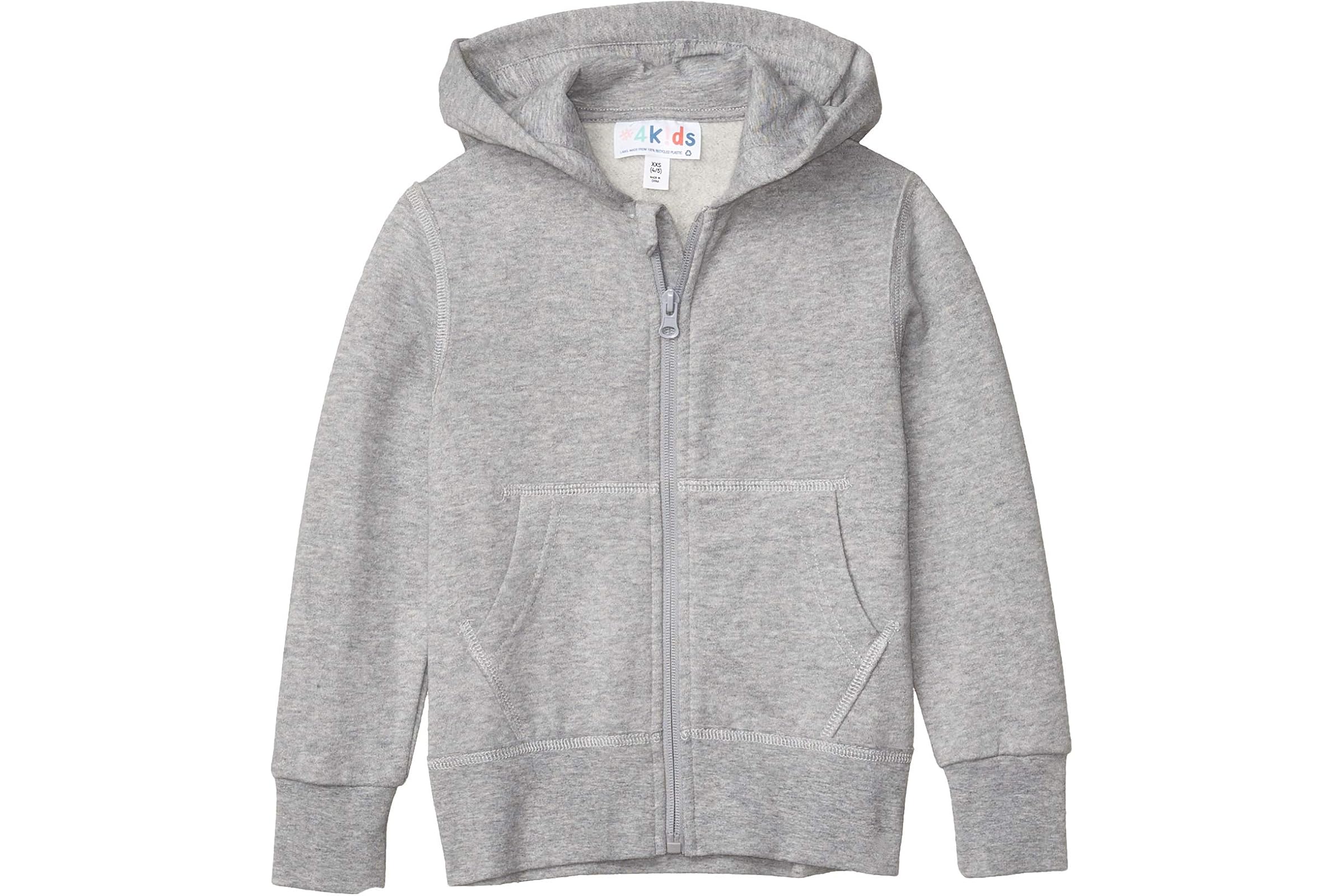 4kids Essential Zip Front Hoodie (Little Kids/Big Kids)