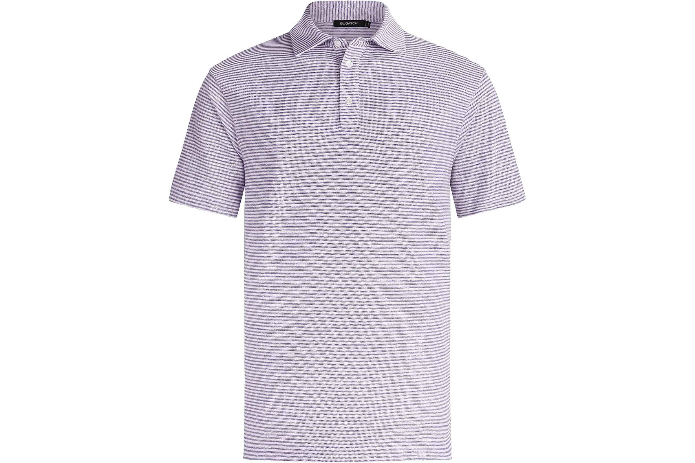 BUGATCHI Lorenzo Striped Three-Button Polo