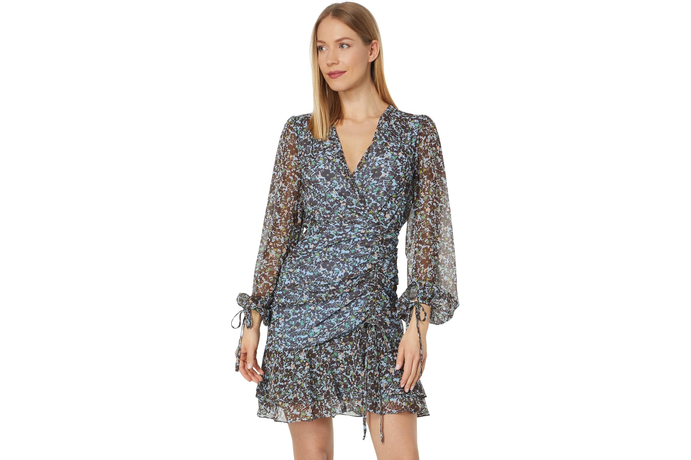 Ted Baker Cherela Printed Long Sleeve Mini Dress