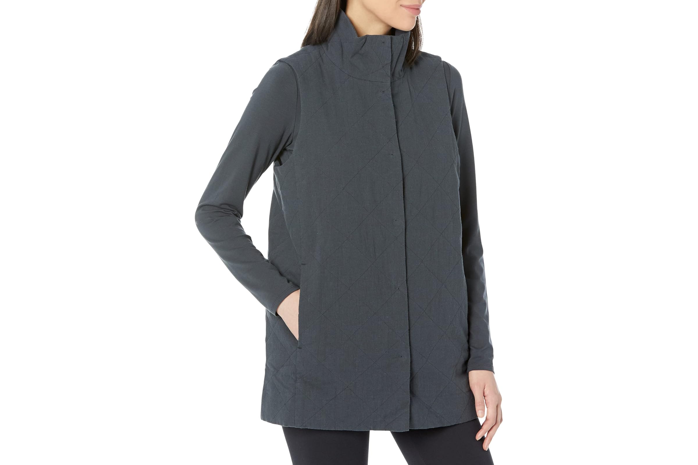 Eileen Fisher Stand Collar Jacket