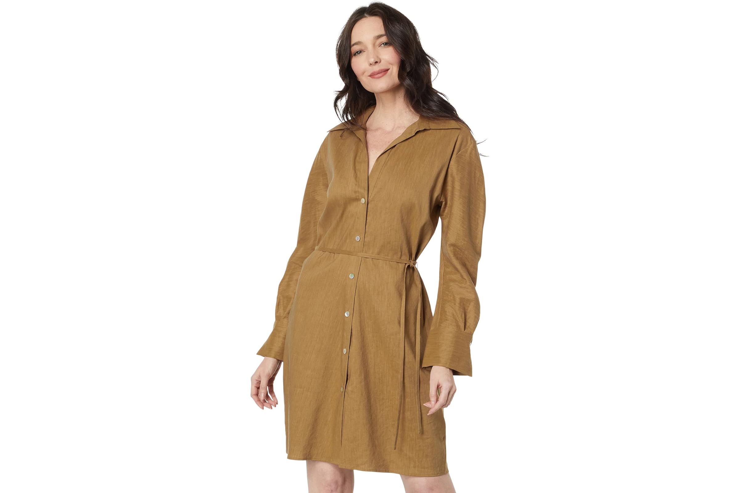 Vince Tie Back Shirtdress