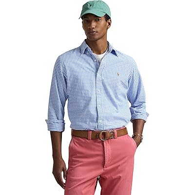 Мужская рубашка Polo Ralph Lauren Classic Fit Gingham Oxford Shirt
