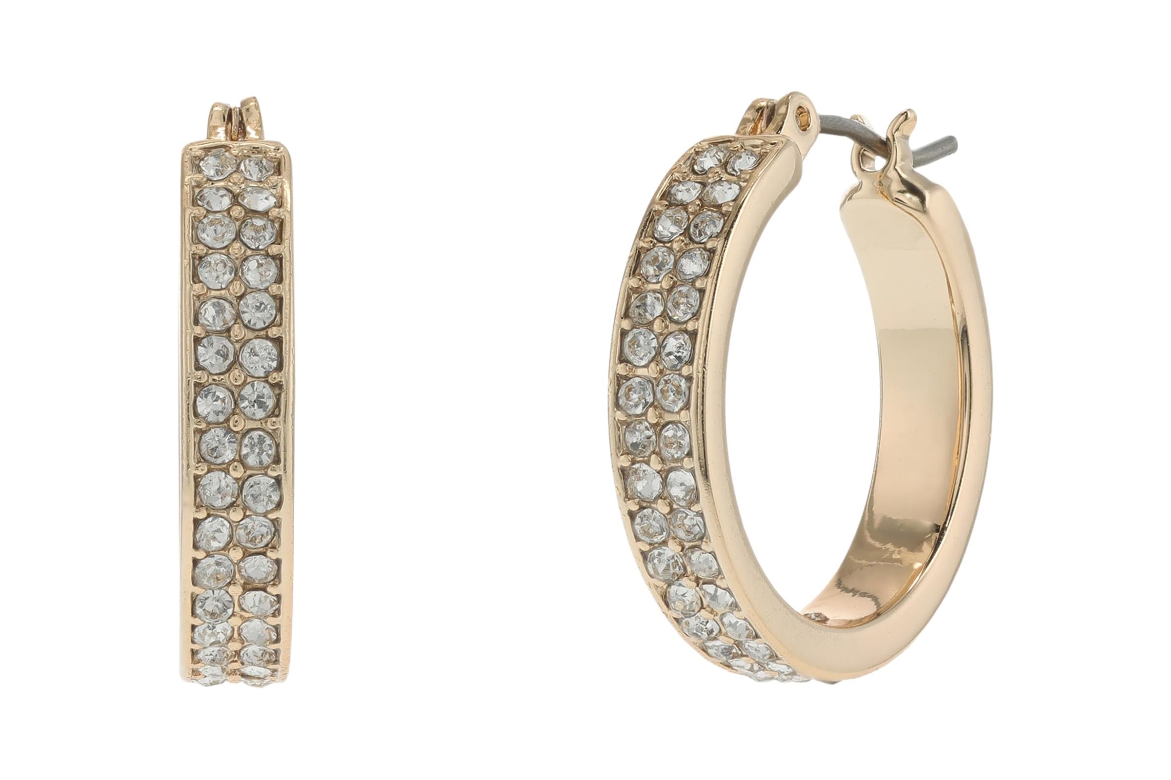 LAUREN Ralph Lauren Pave Hoop Earrings