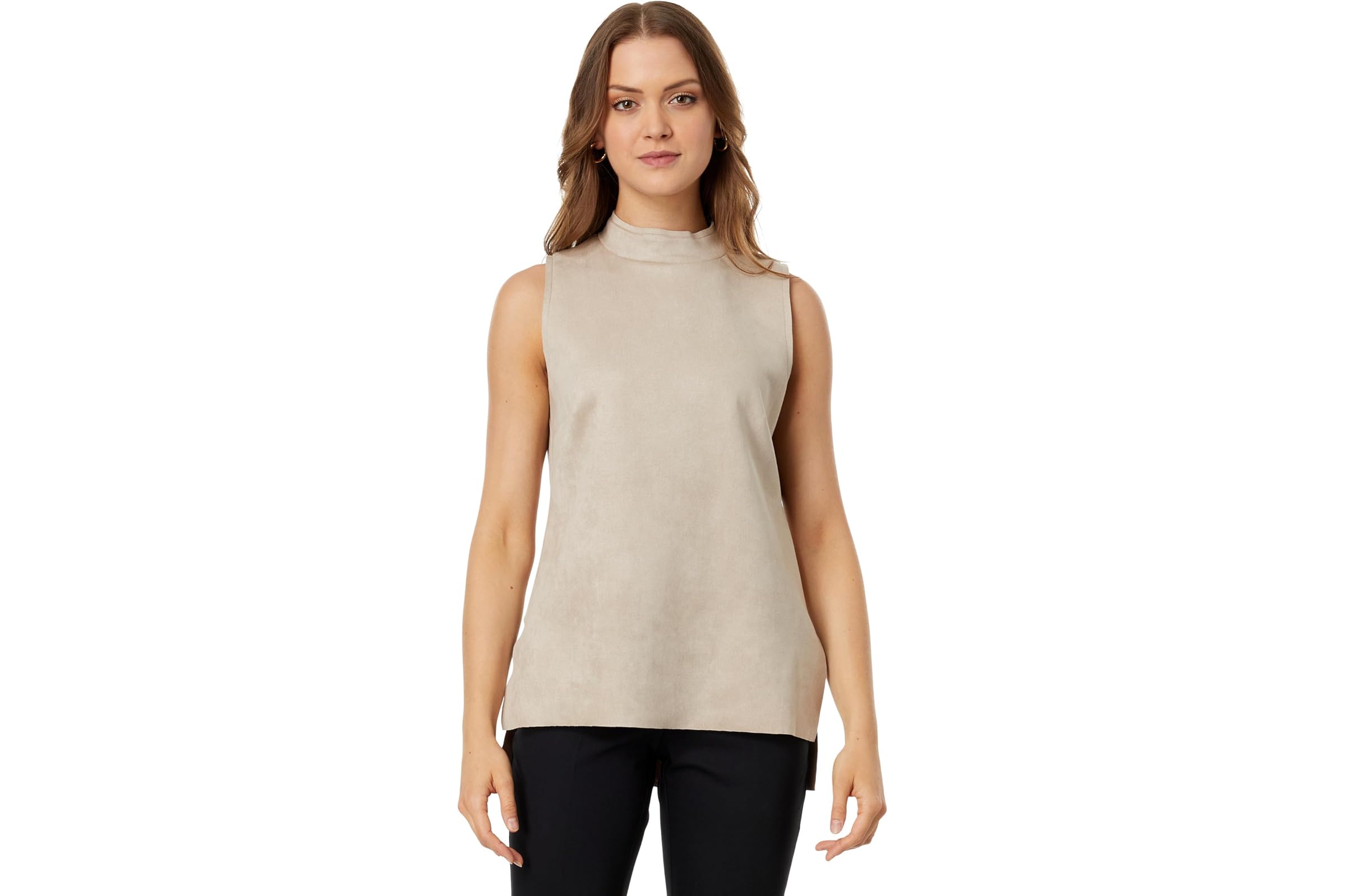 Vince Camuto Sleeveless Mock Neck Blouse