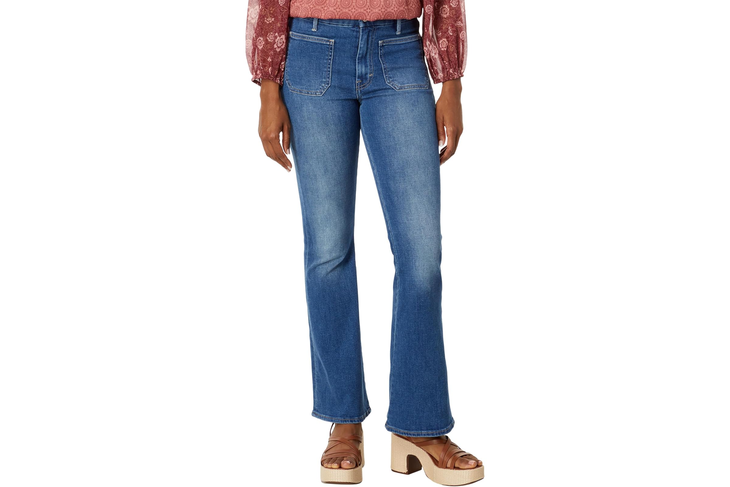 Lucky Brand High-Rise Stevie Flare in Farrah