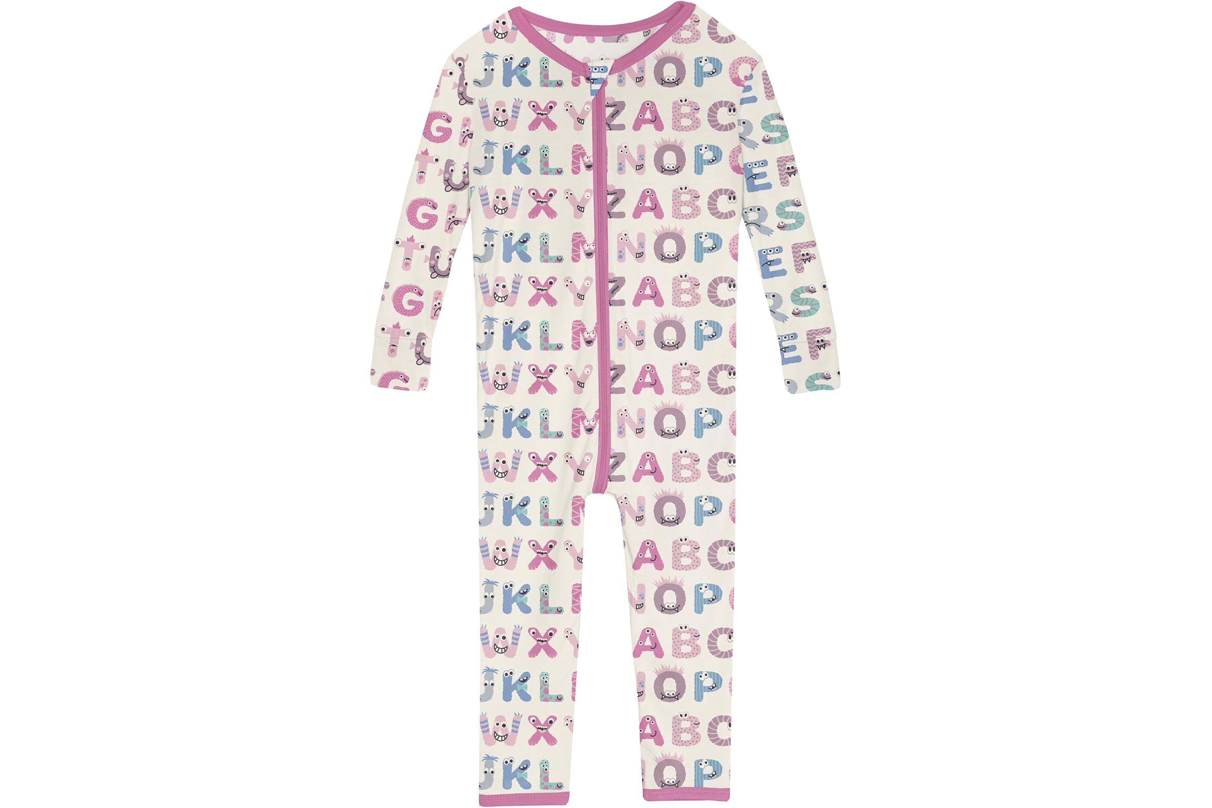 Kickee Pants Kids Print Convertible Sleeper with Zipper (Infant)