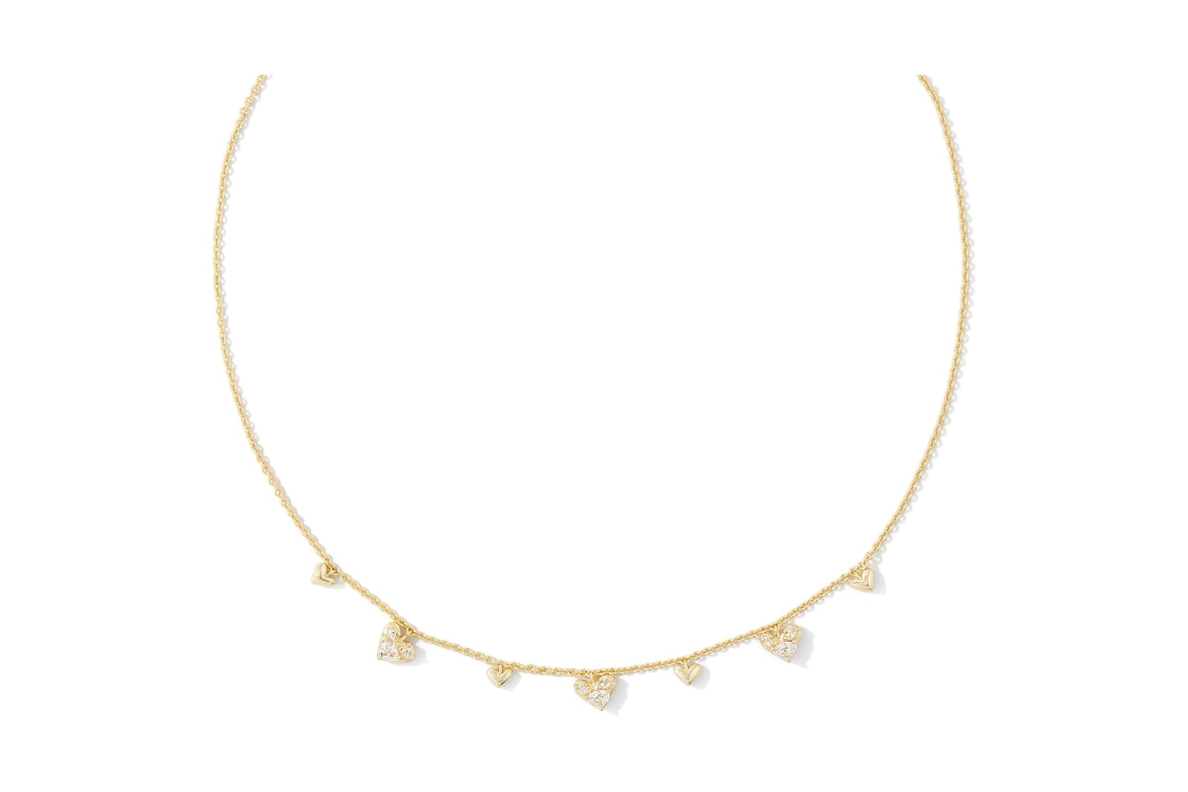 Kendra Scott Haven Heart Crystal Choker Necklace