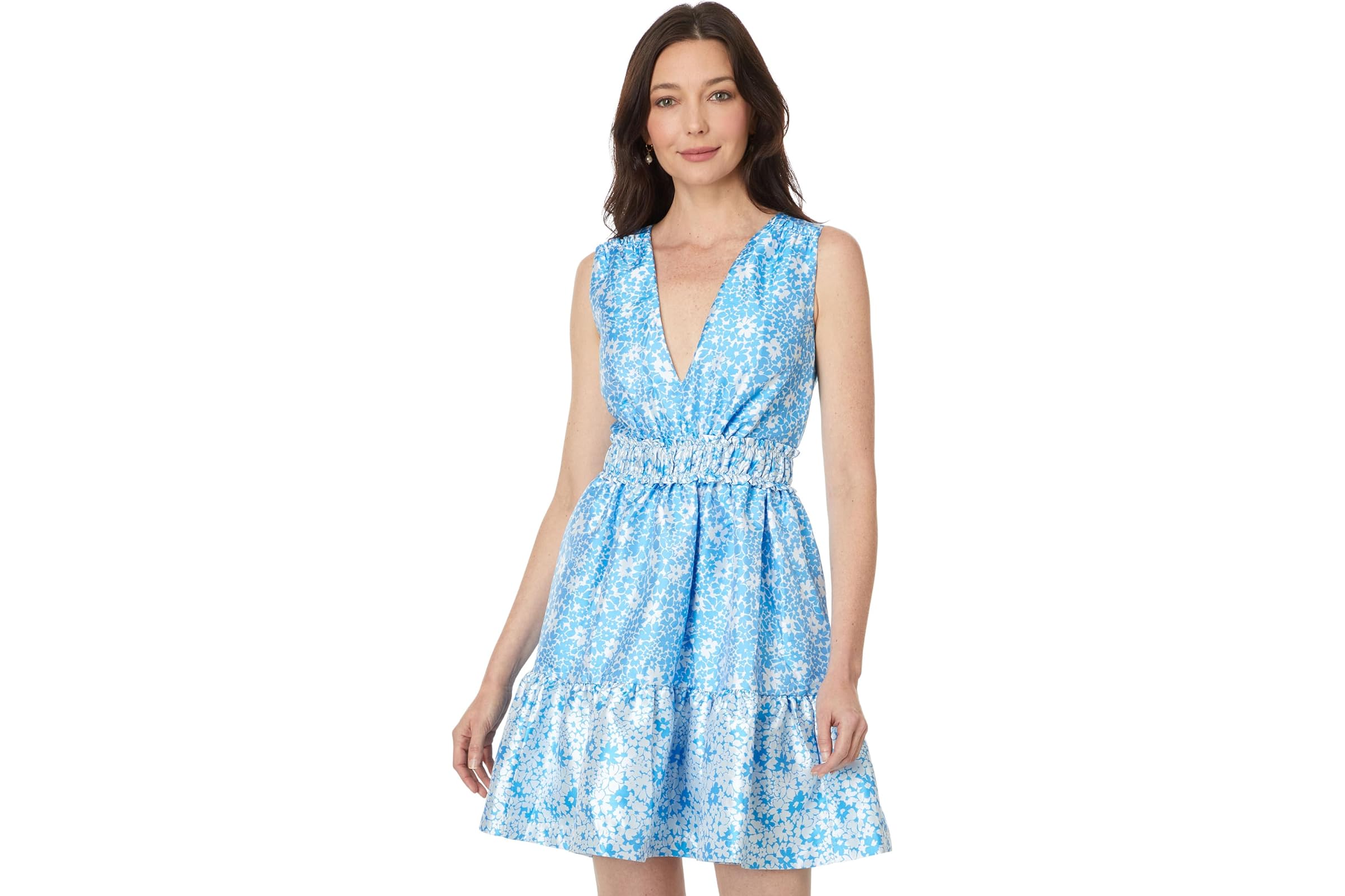 Lilly Pulitzer Fabiana V-Neck Jacquard Dress 31790₽