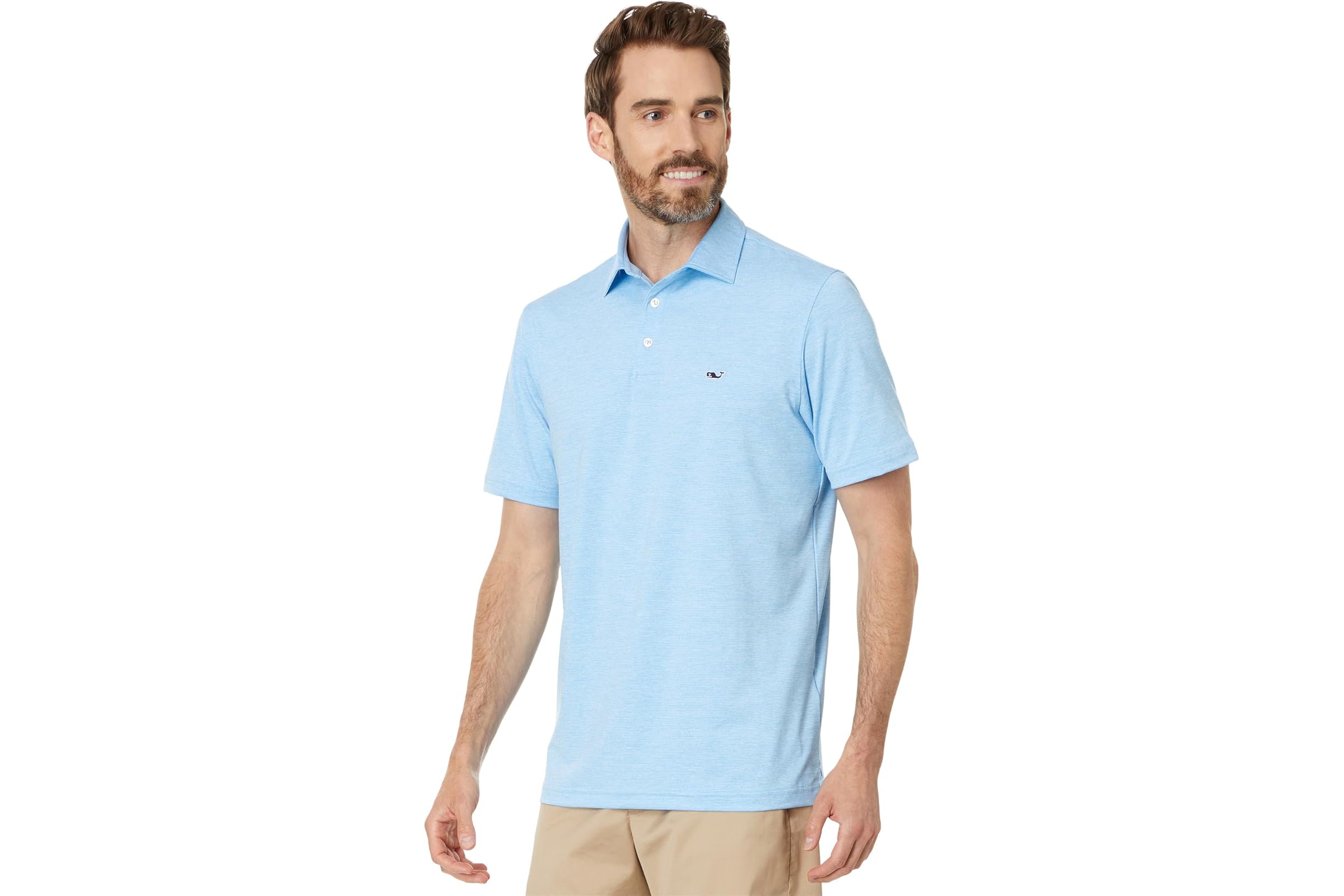 Vineyard Vines St. Jean Stripe Sankaty Polo