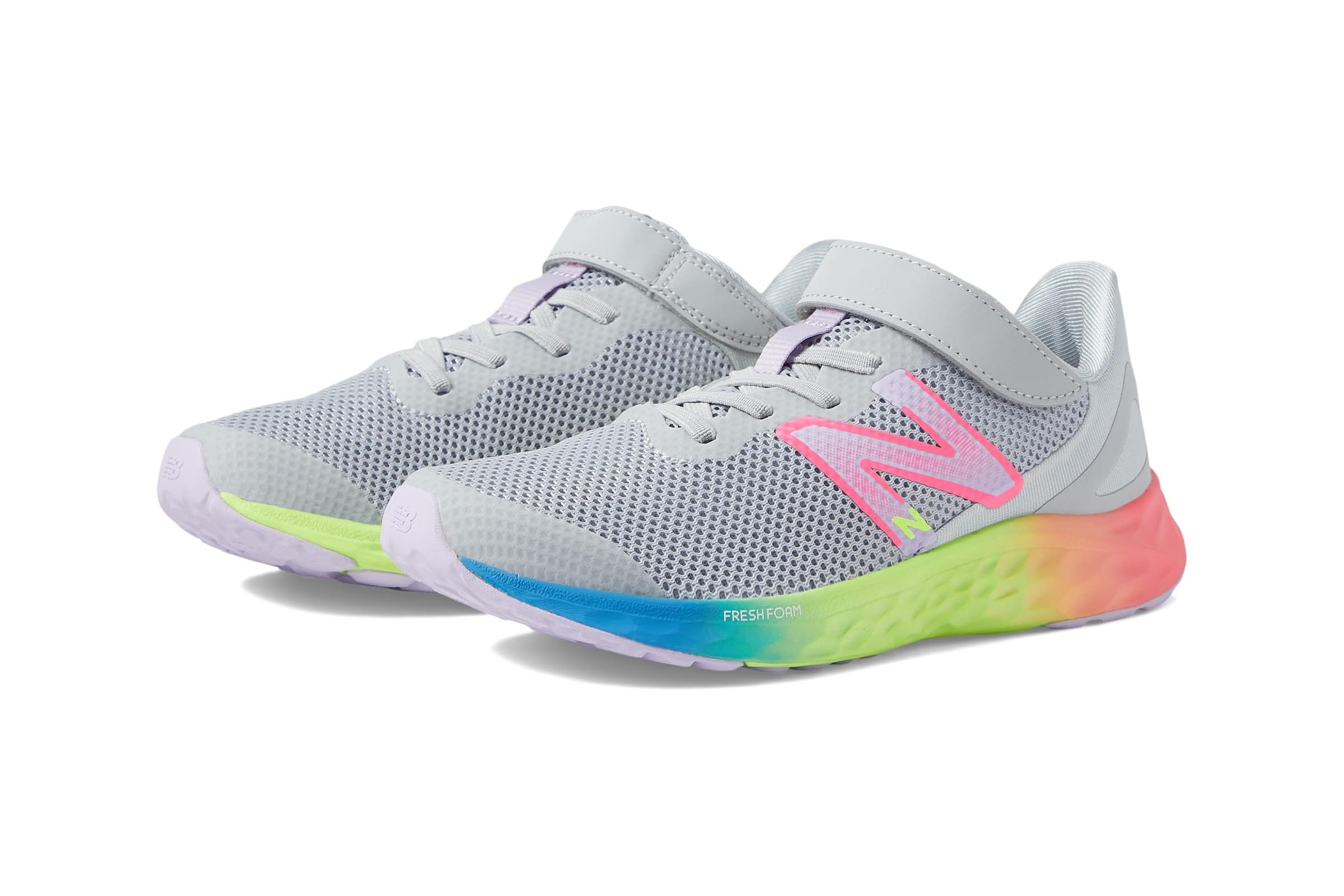 New Balance Kids Fresh Foam Arishi v4 Bungee Lace with Hook-and-Loop Top Strap (Little Kid)