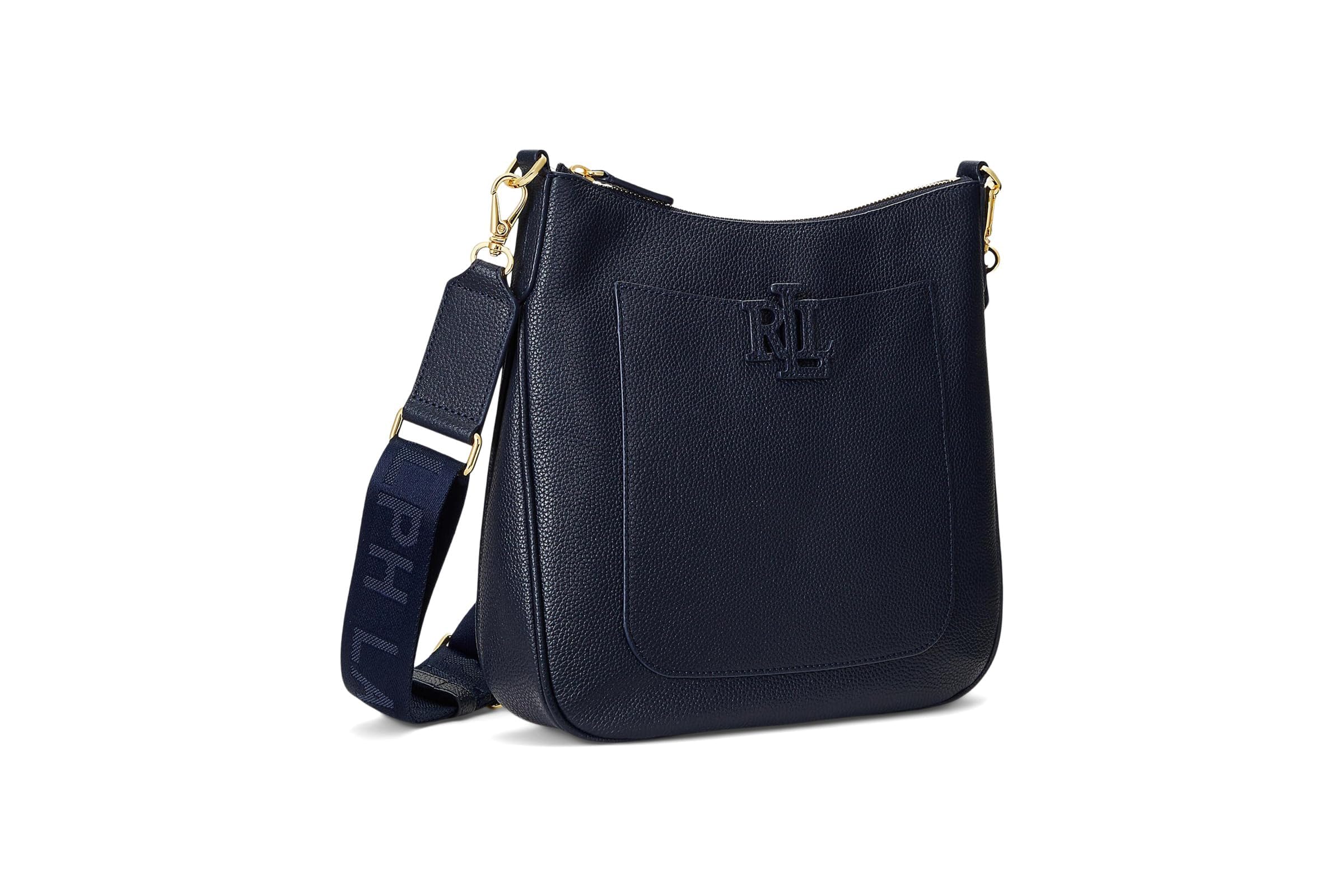 LAUREN Ralph Lauren Pebbled Leather Large Cameryn Crossbody