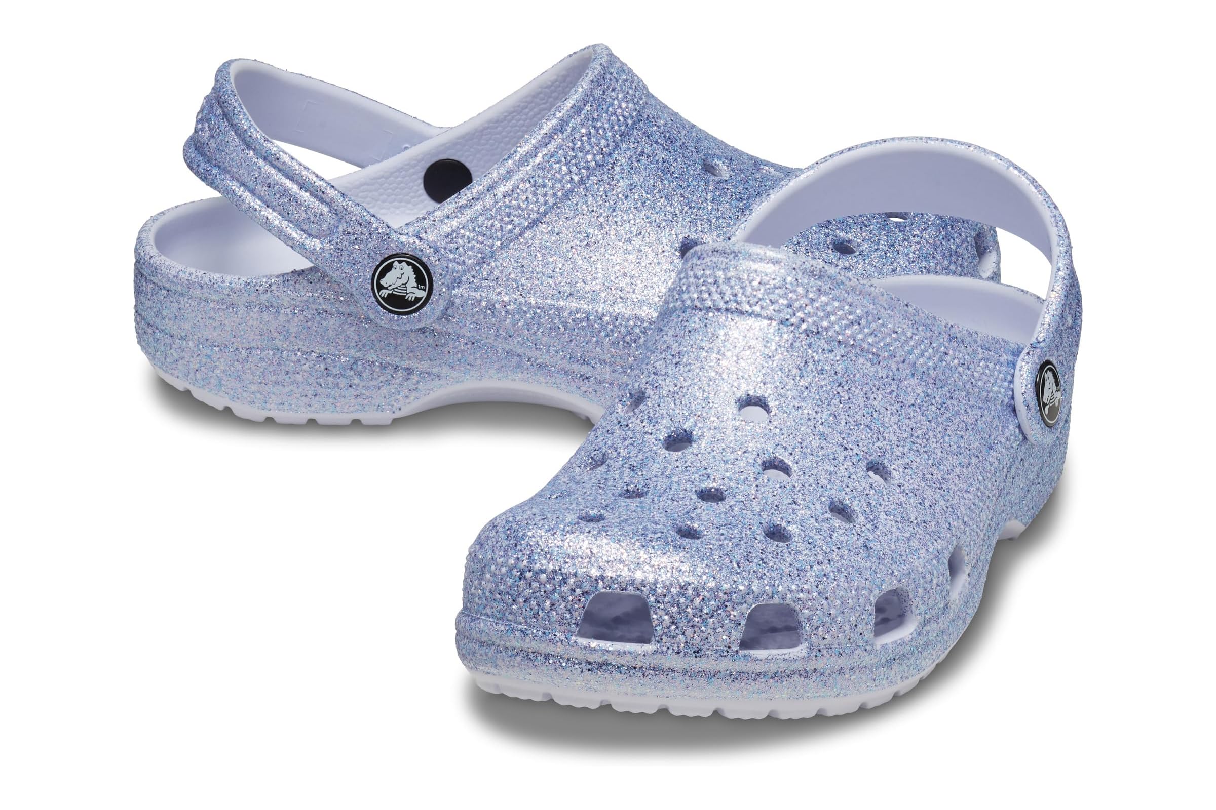 Crocs Kids Classic Glitter Clogs (Little Kid/Big Kid)