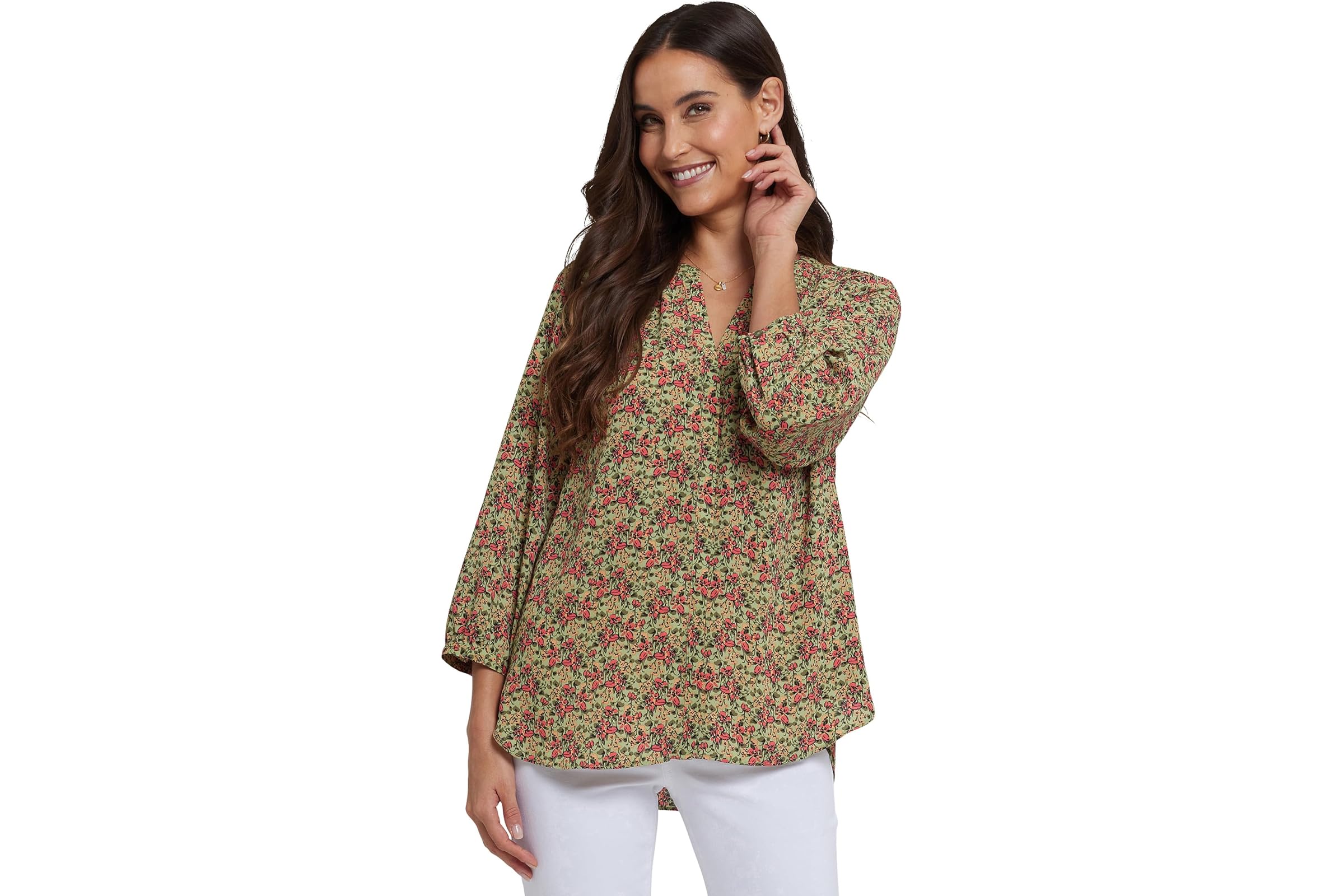 NYDJ Pintuck Blouse 13290₽