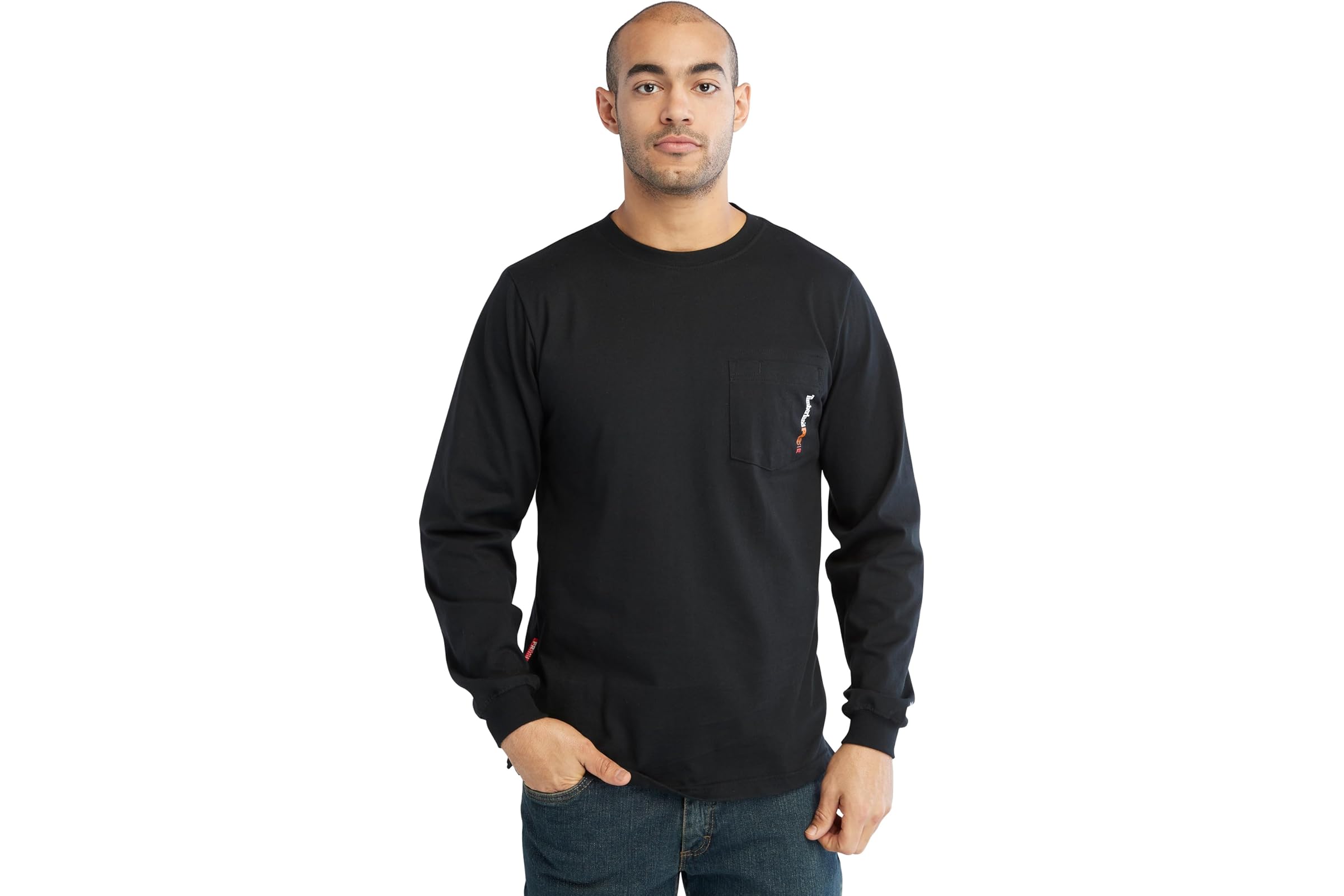 Timberland PRO FR Cotton Core Long-Sleeve Pocket T-Shirt